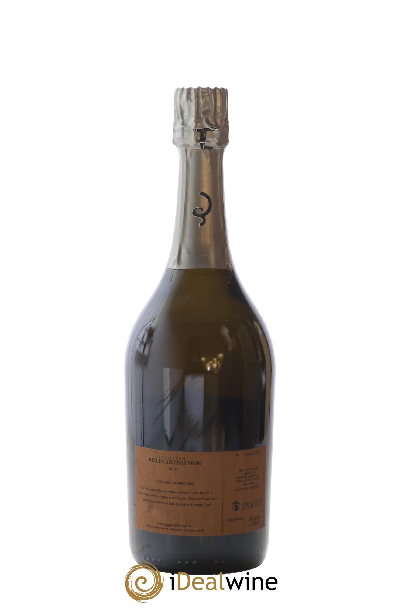 Le Clos Saint-Hilaire  Billecart-Salmon 2006 - Lotto di 1 bottiglia - 2