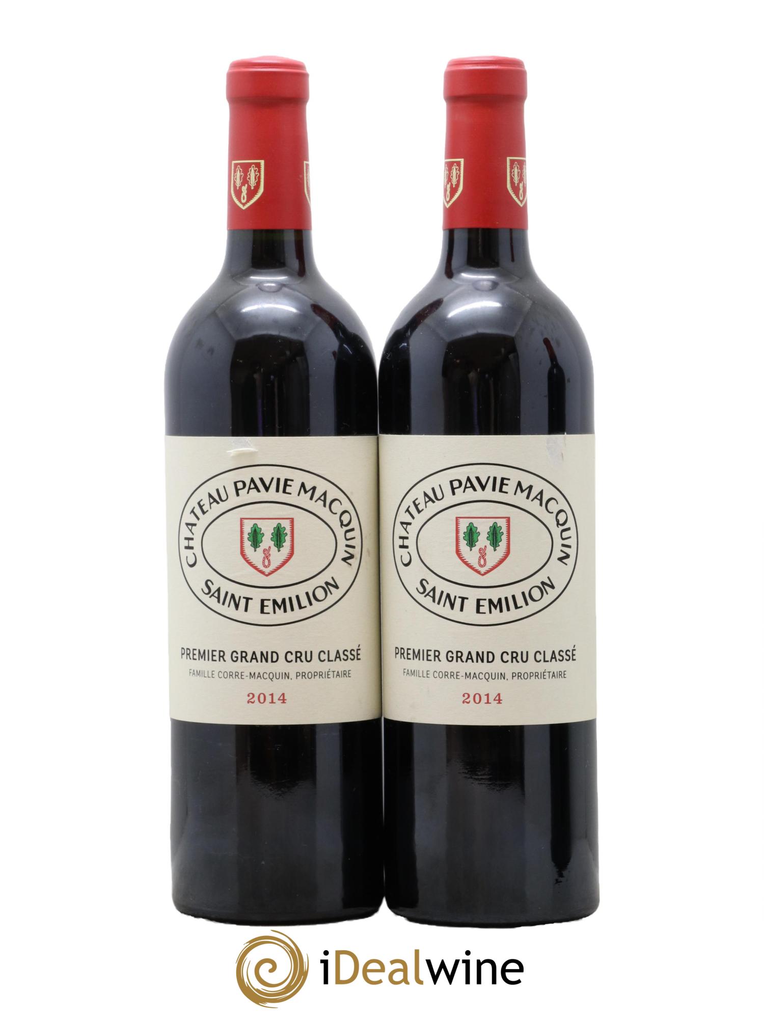 Château Pavie Macquin 1er Grand Cru Classé B 2014 - Lot de 2 bouteilles - 0