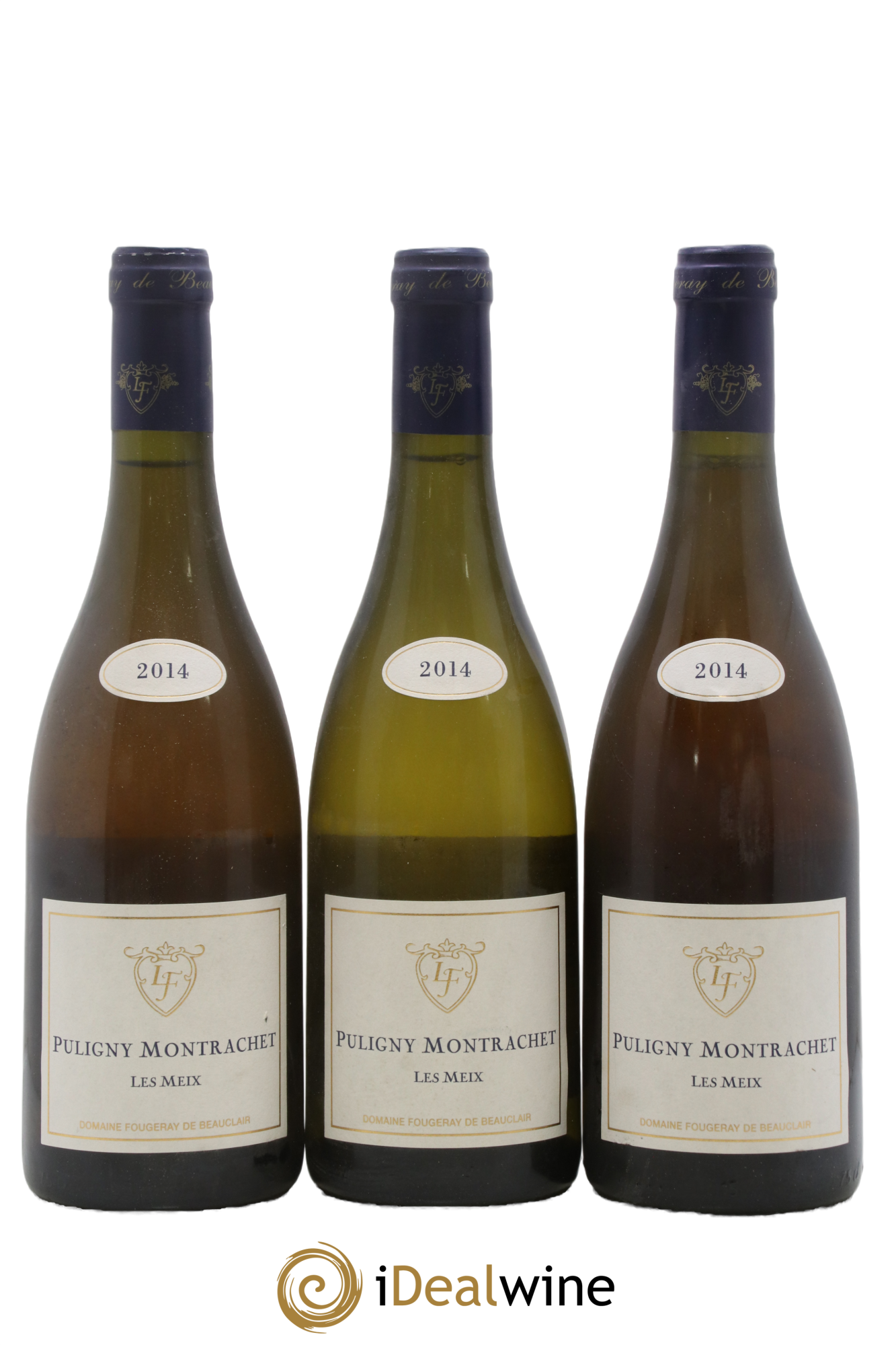 Puligny-Montrachet Les Meix Fougeray de Beauclair 2014 - Lotto di 3 bottiglie - 0