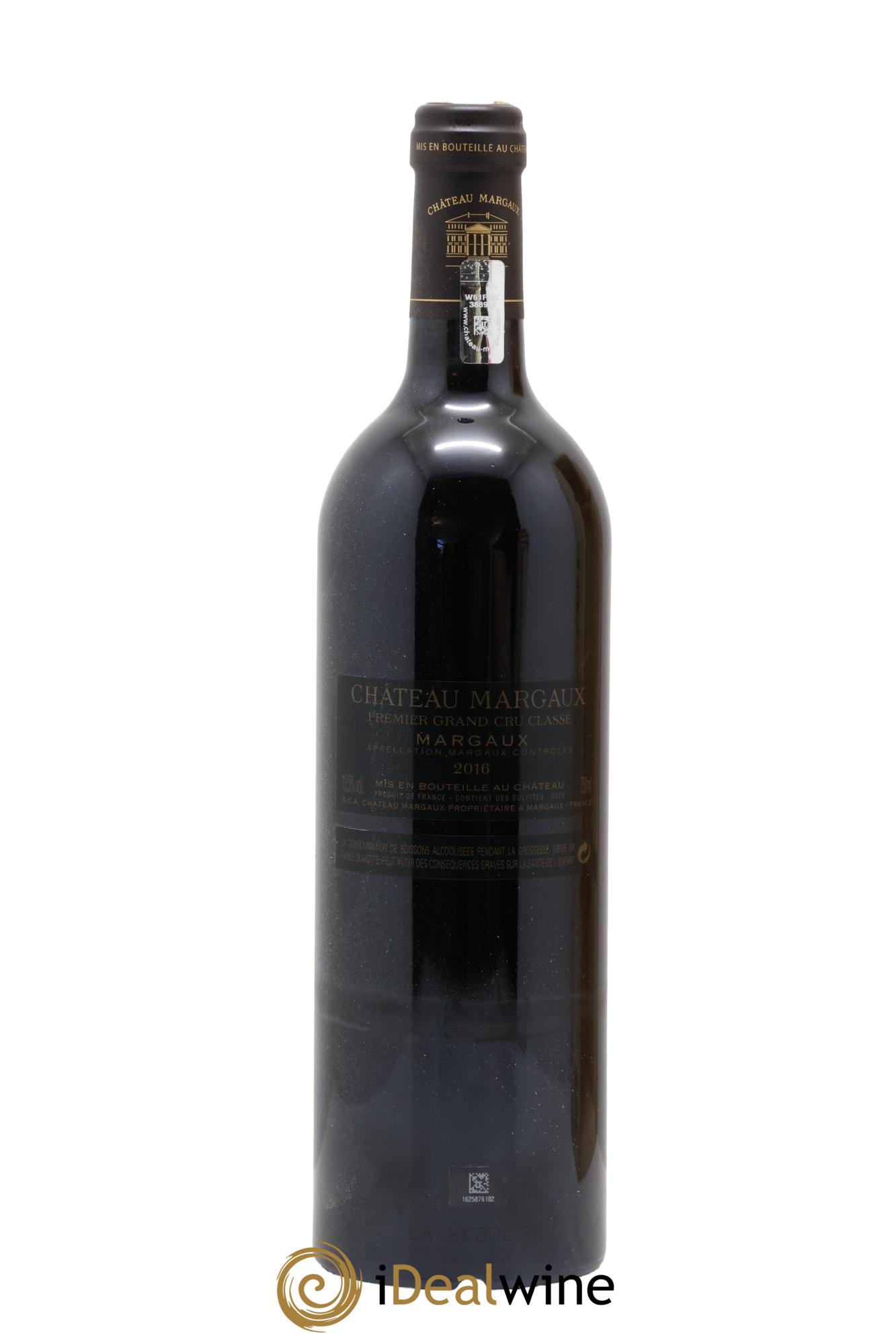 Château Margaux 1er Grand Cru Classé 2016 - Lot de 1 bouteille - 2