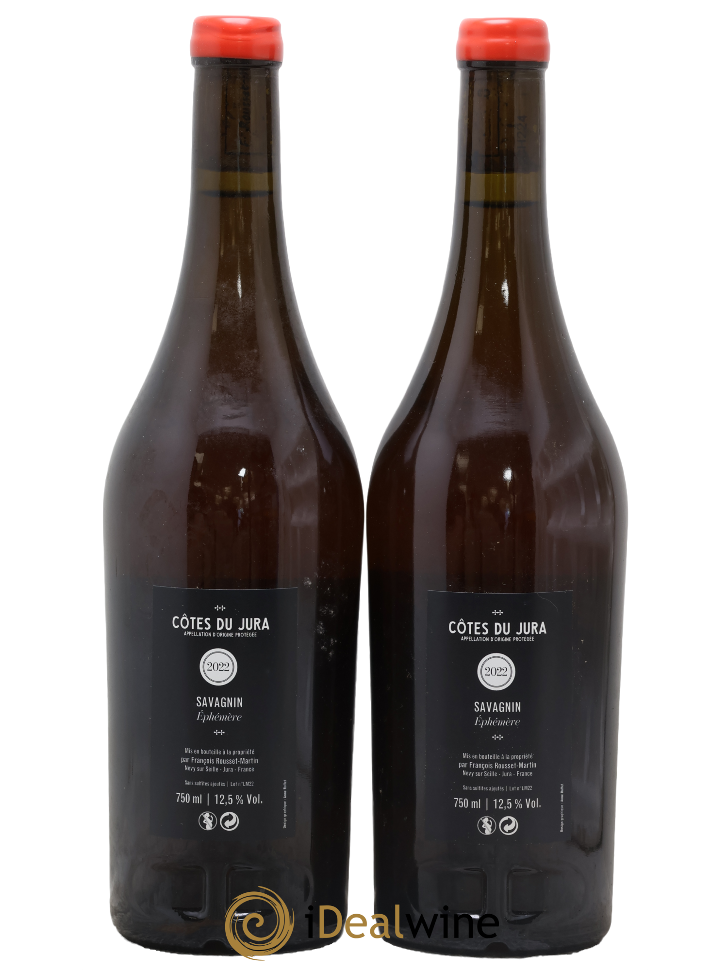 Côtes du Jura Savagnin Ephémère François Rousset-Martin 2022 - Lot of 2 bottles - 1