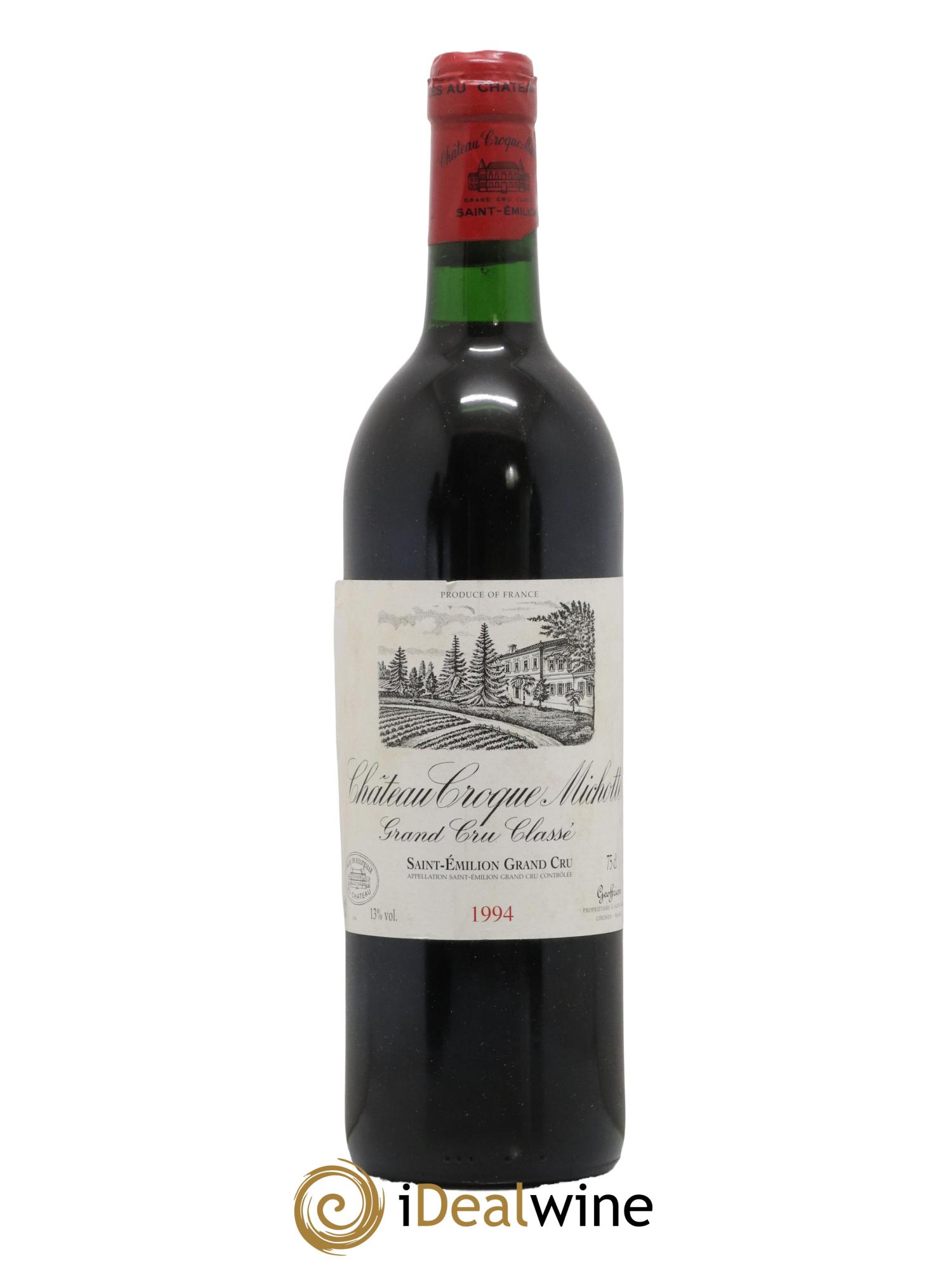 Château Croque Michotte 1994 - Posten von 1 Flasche - 0