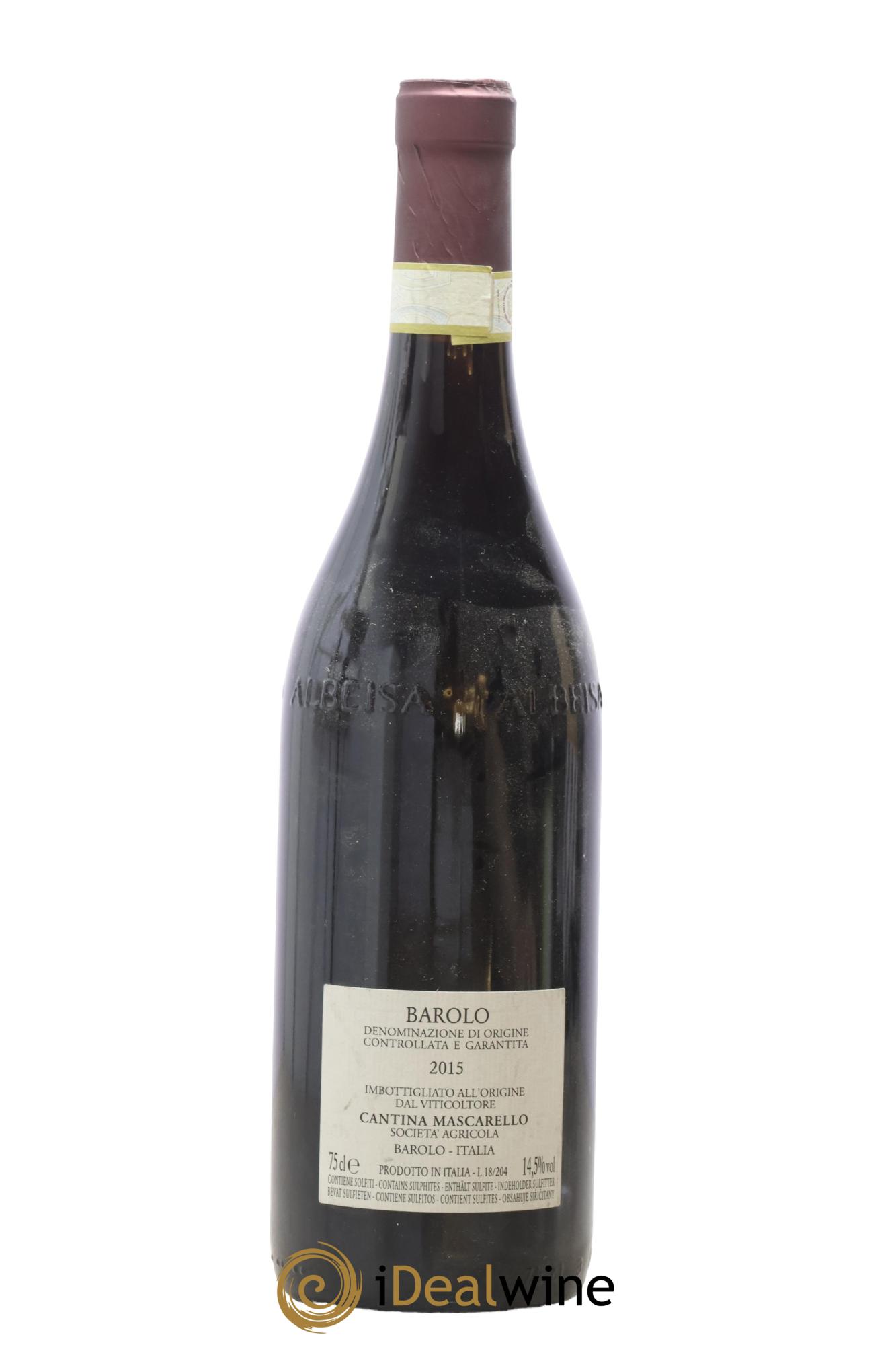 Barolo DOCG Bartolo Mascarello 2015 - Lot of 1 bottle - 1