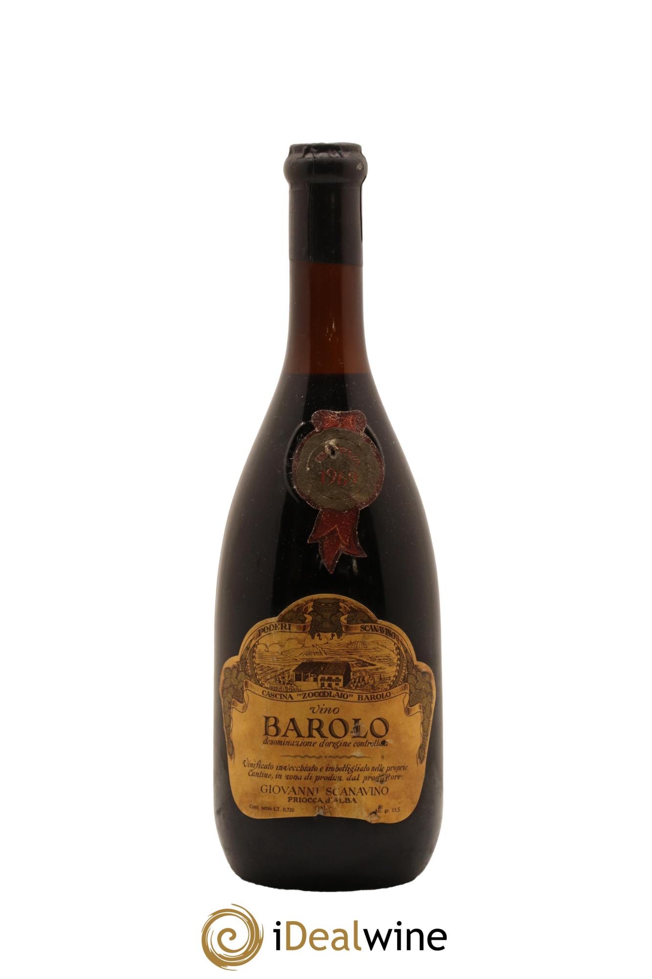 Barolo Scanavino 1969 - Posten von 1 Flasche - 0