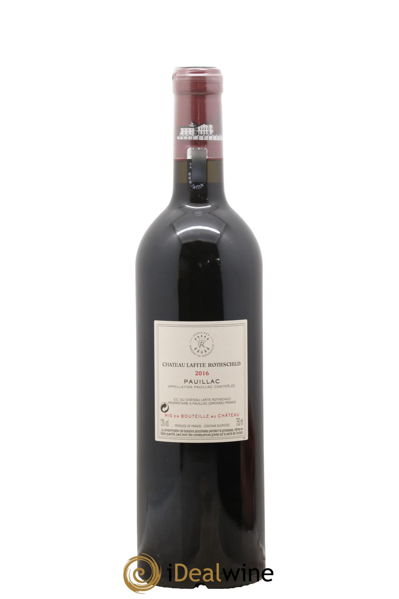 Château Lafite Rothschild 1er Grand Cru Classé 2016 - Lot of 1 bottle - 1