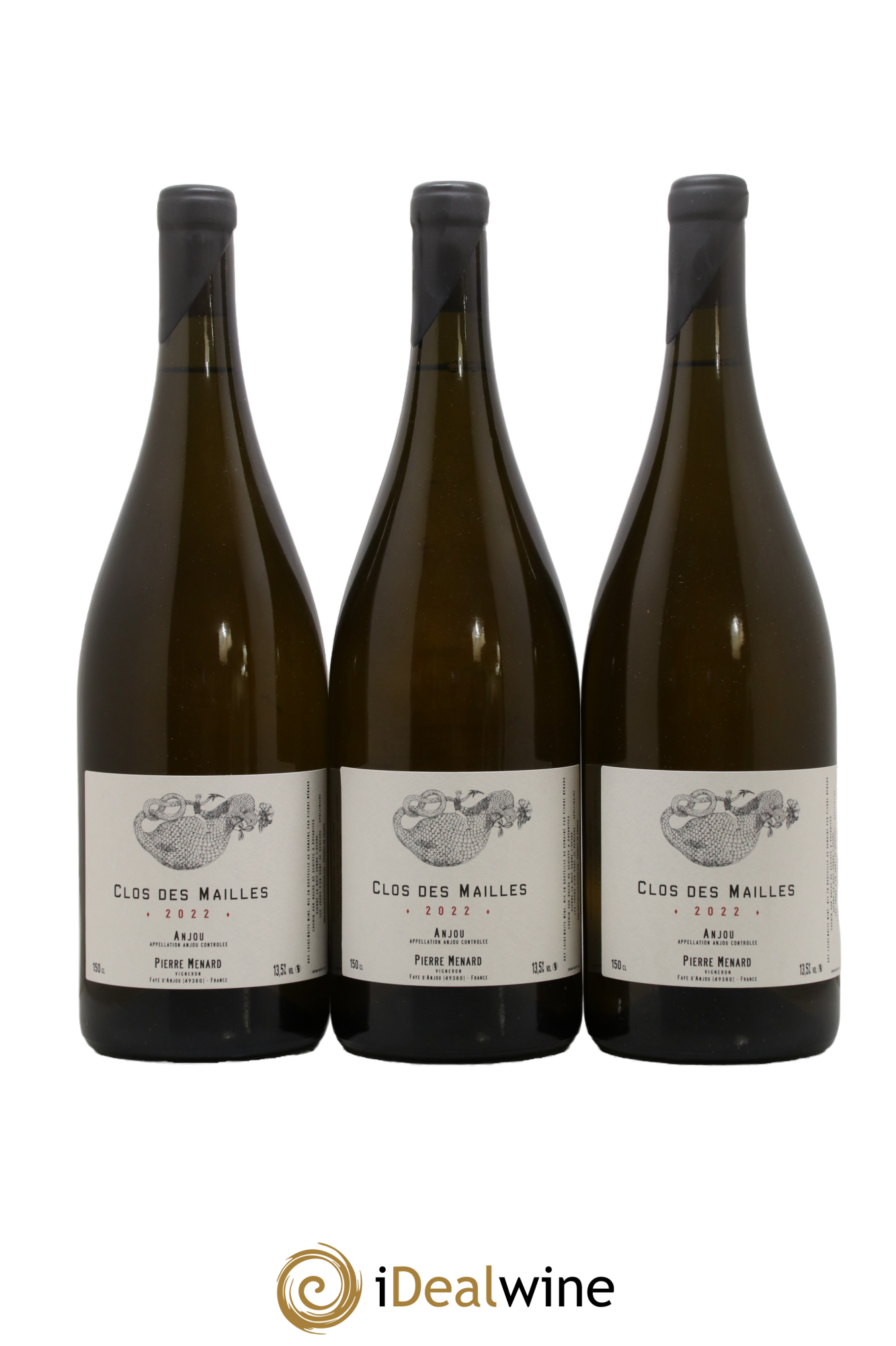 Anjou Le Clos des Mailles Pierre Ménard 2022 - Lotto di 3 magnum - 0