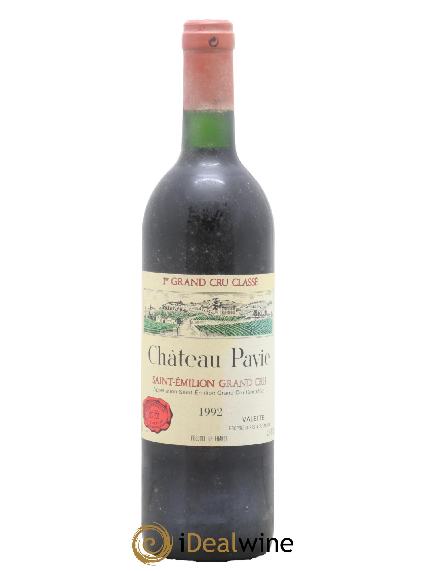 Château Pavie 1er Grand Cru Classé A 1992 - Lot de 1 bouteille - 0
