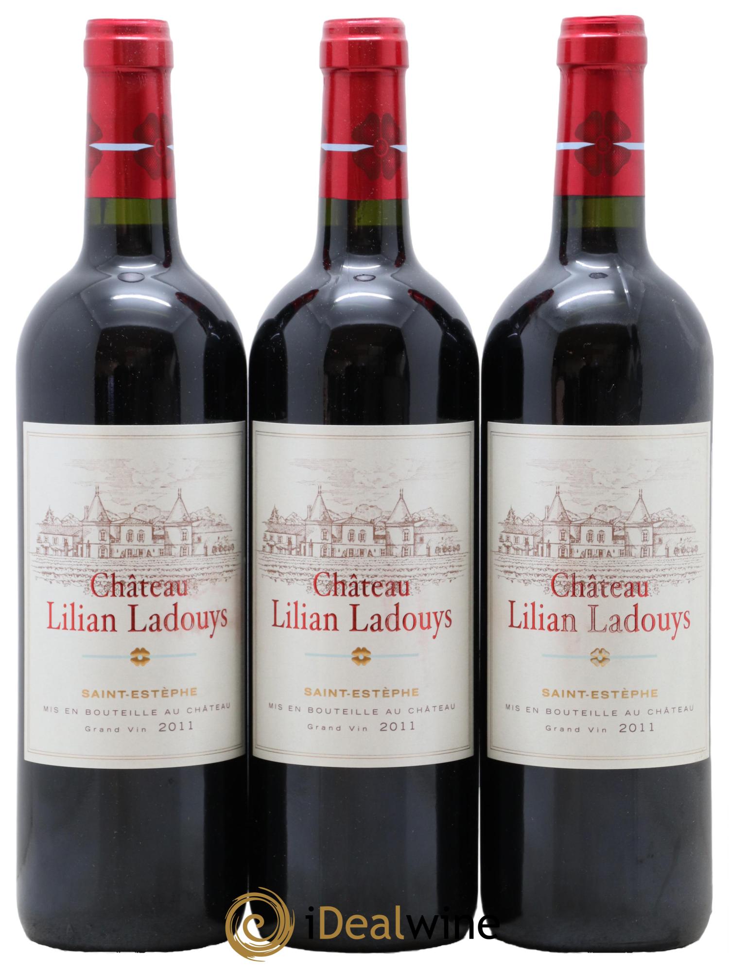 Château Lilian Ladouys Cru Bourgeois 2011 - Lot de 3 bouteilles - 0
