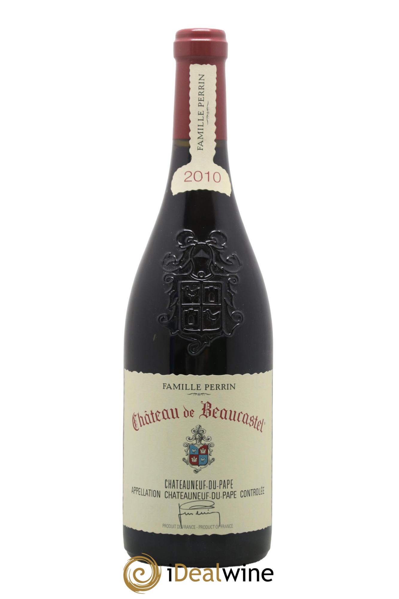 Châteauneuf-du-Pape Château de Beaucastel Famille Perrin  2010 - Posten von 1 Flasche - 0