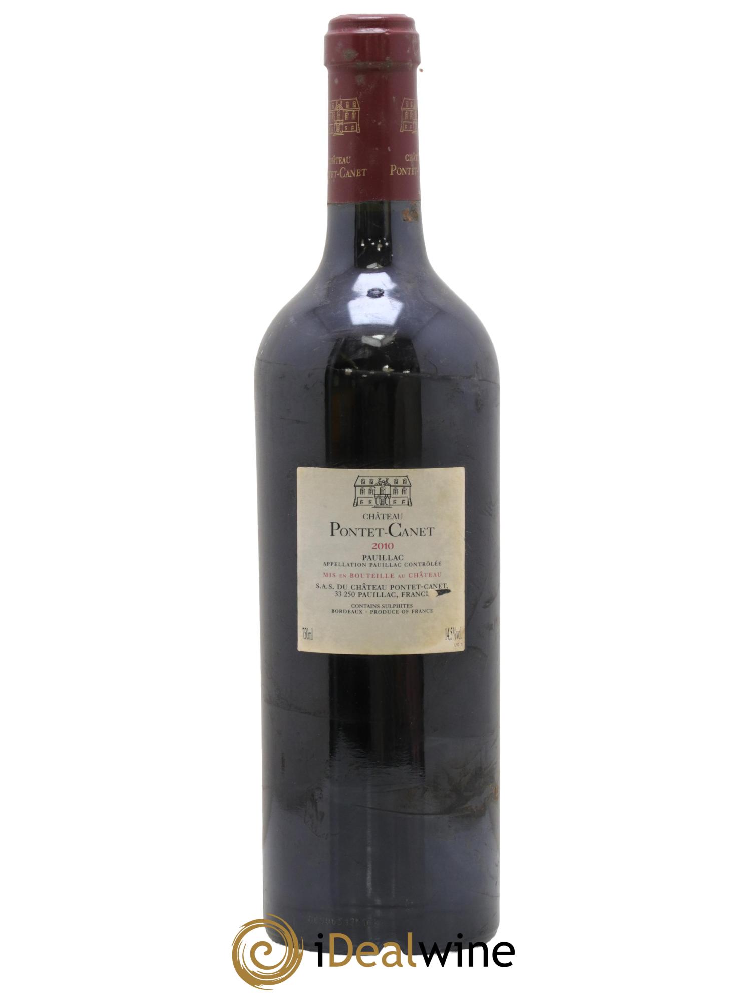 Château Pontet Canet 5ème Grand Cru Classé 2010 - Lot of 1 bottle - 1