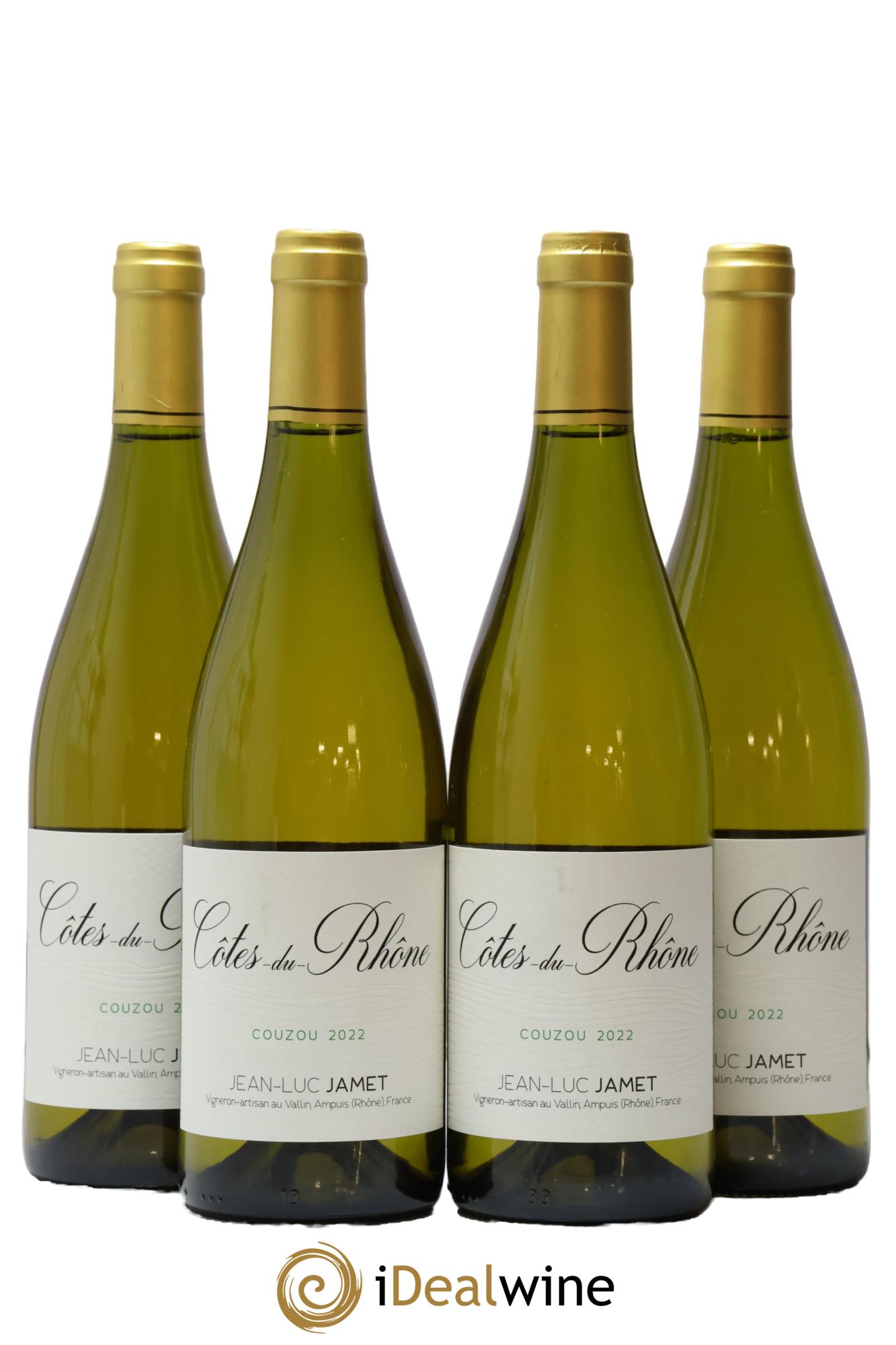 Côtes-du-Rhône Couzou Jean-Luc Jamet 2022 - Posten von 4 Flaschen - 0
