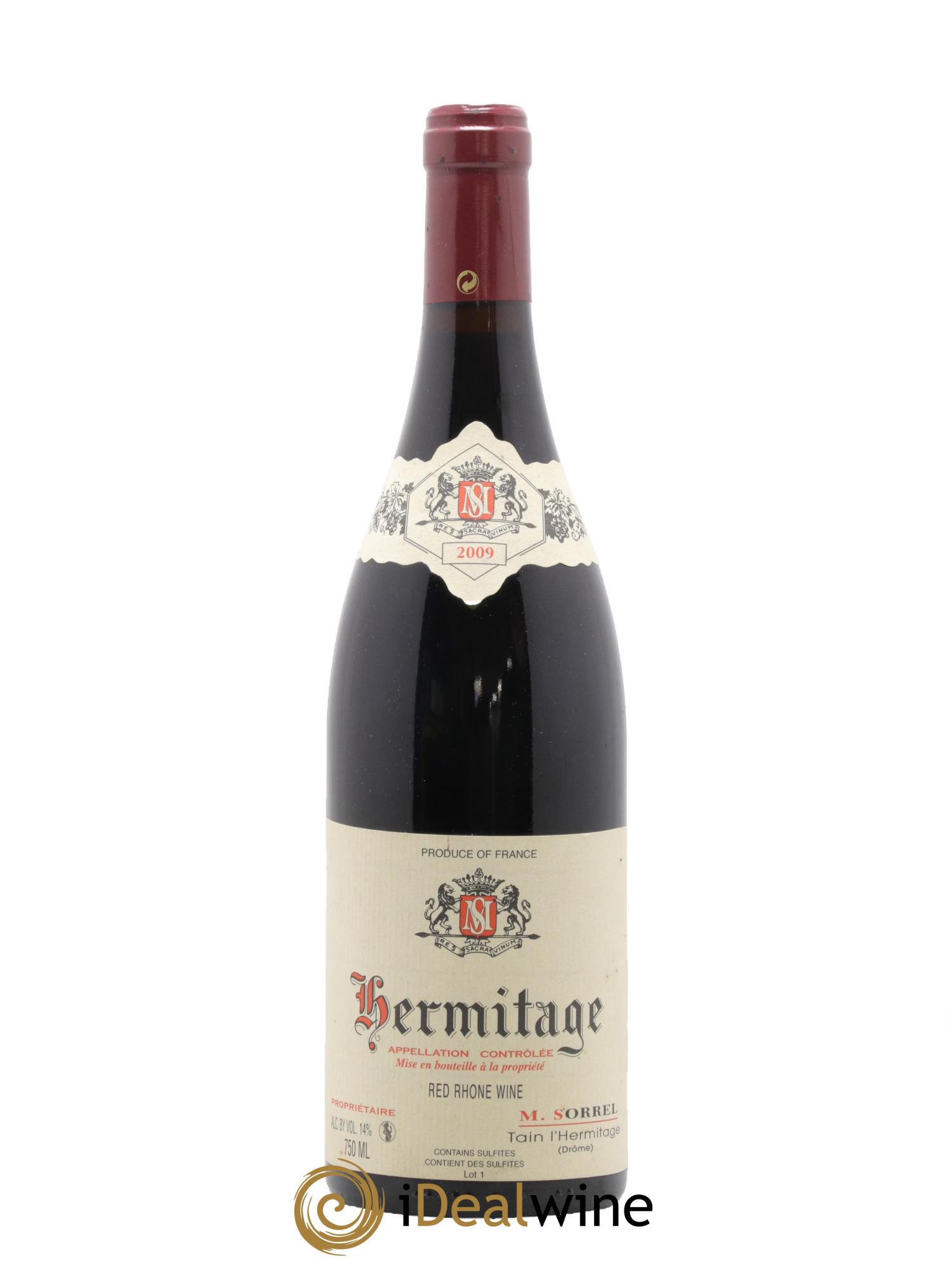 Hermitage Marc Sorrel 2009 - Lot de 1 bouteille - 0