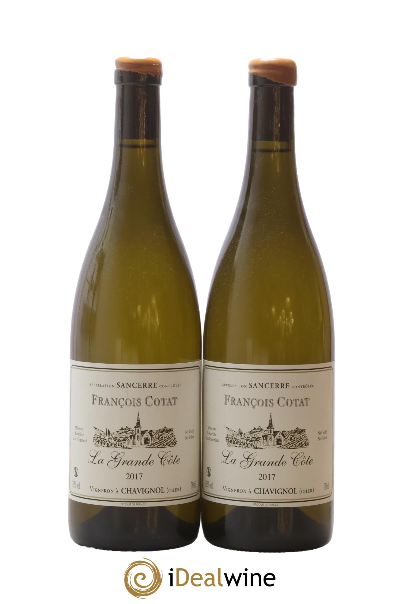 Sancerre La Grande Côte François Cotat 2017 - Posten von 2 Flaschen - 0