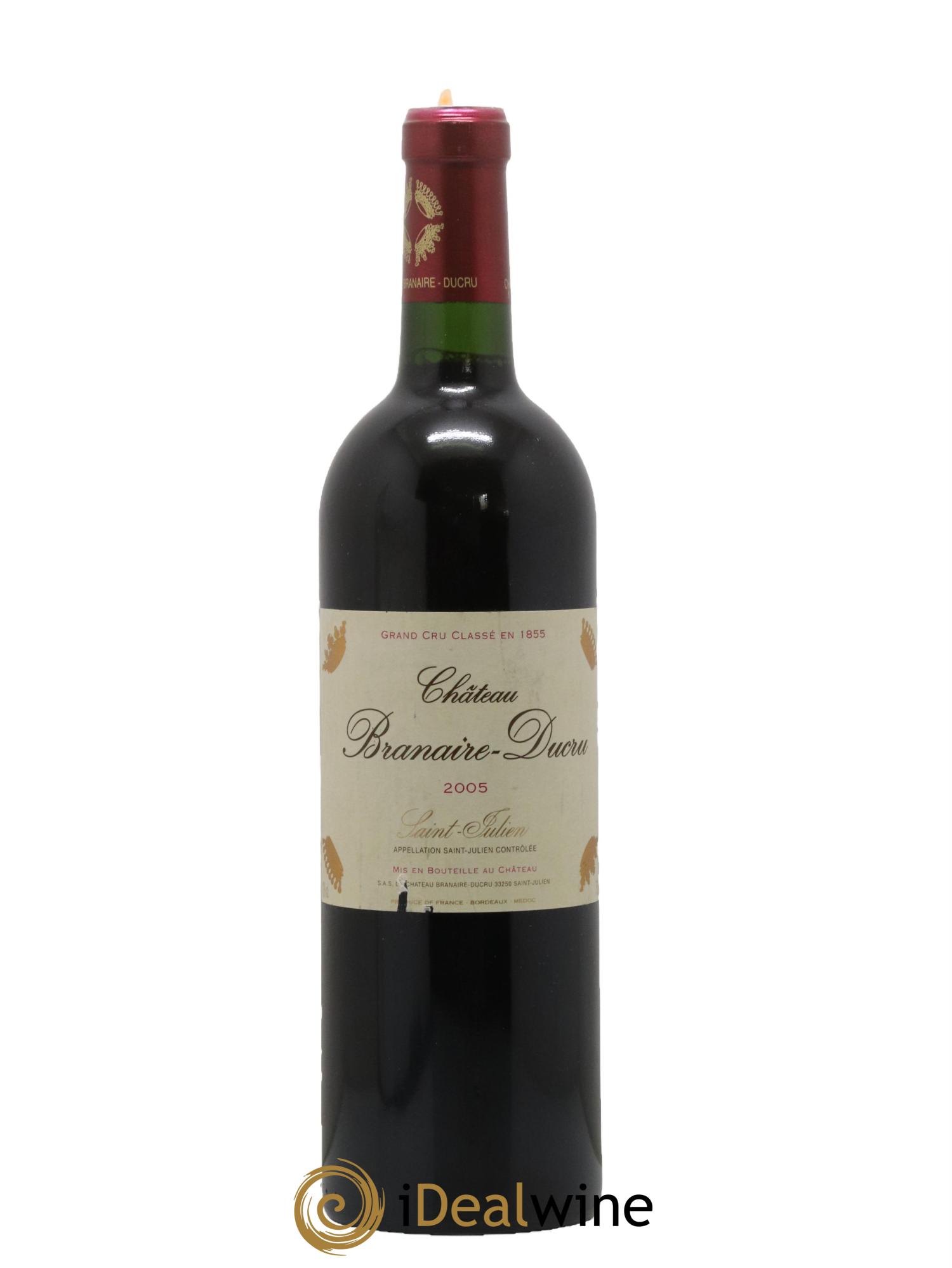 Château Branaire Ducru 4ème Grand Cru Classé 2005 - Lot de 1 bouteille - 0