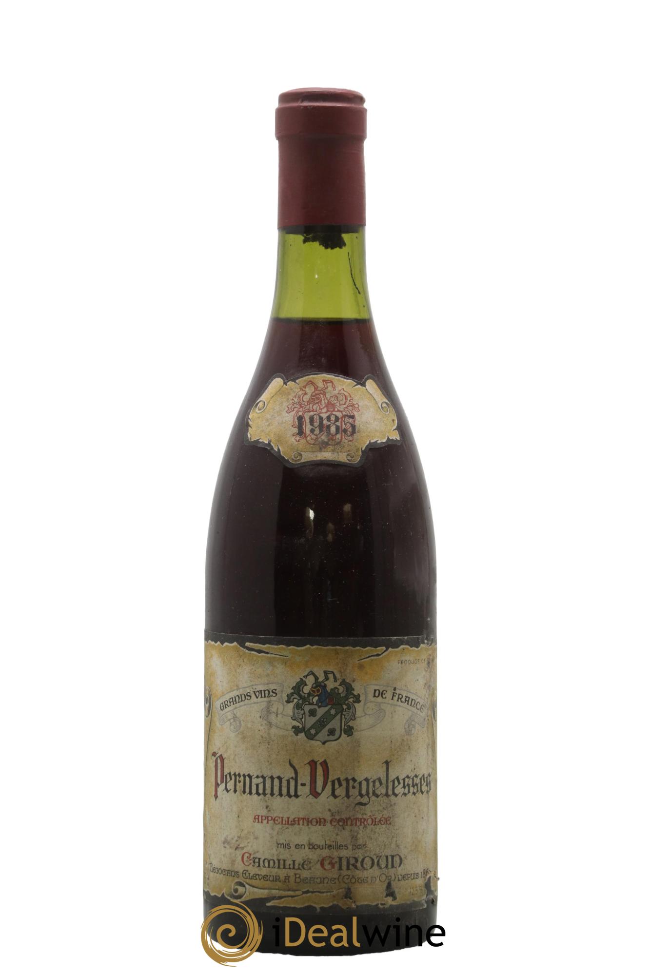 Pernand-Vergelesses 1er Cru Camille Giroud 1985 - Lot de 1 bouteille - 0