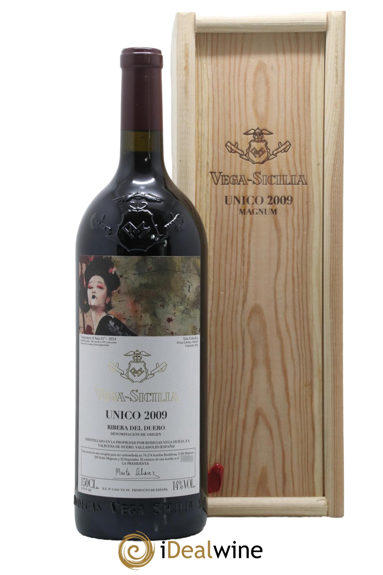 Ribera Del Duero DO Vega Sicilia Unico Famille Alvarez 2009 - Lot de 1 magnum - 0