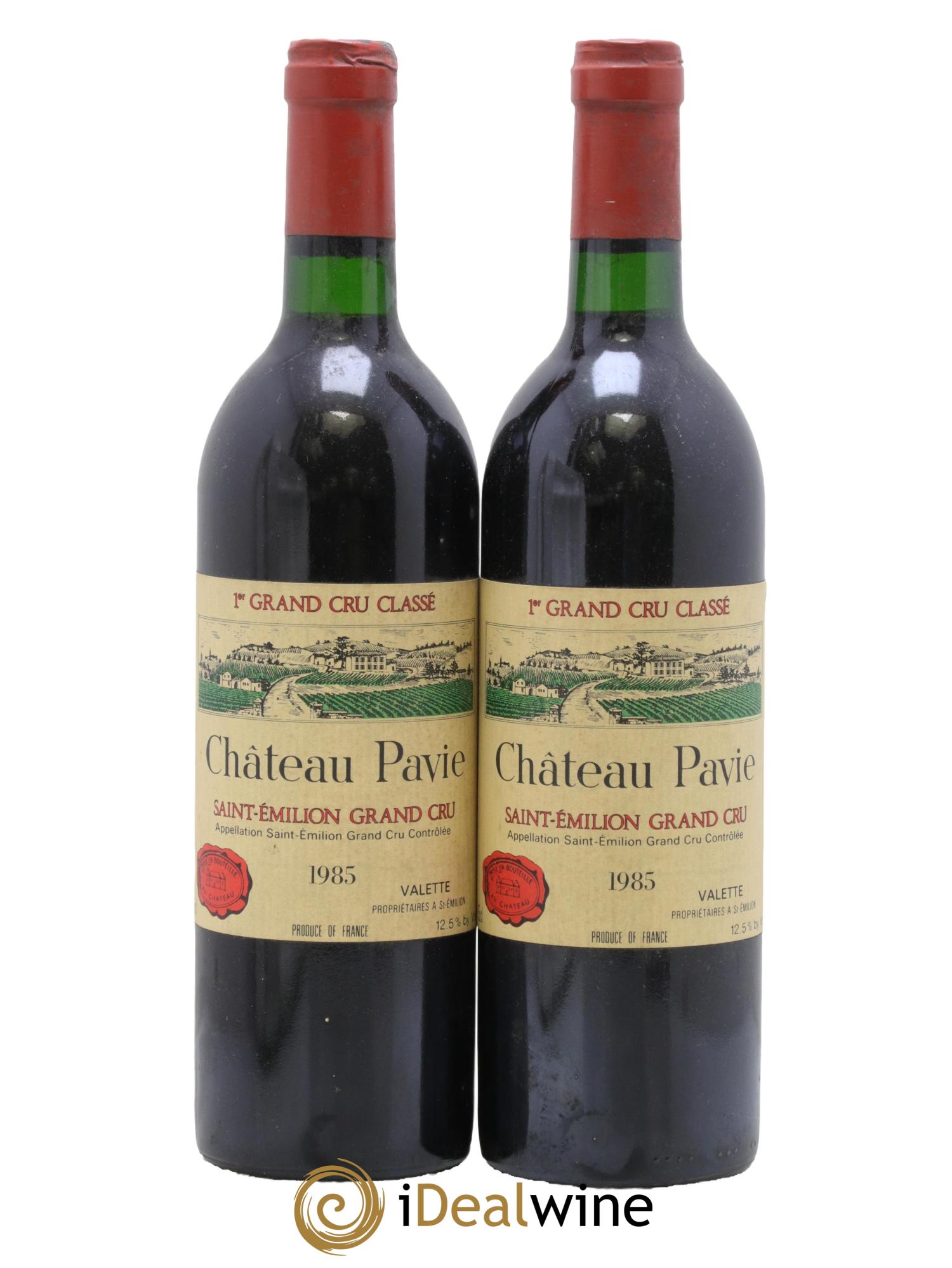 Château Pavie 1er Grand Cru Classé A 1985 - Lot de 2 bouteilles - 0