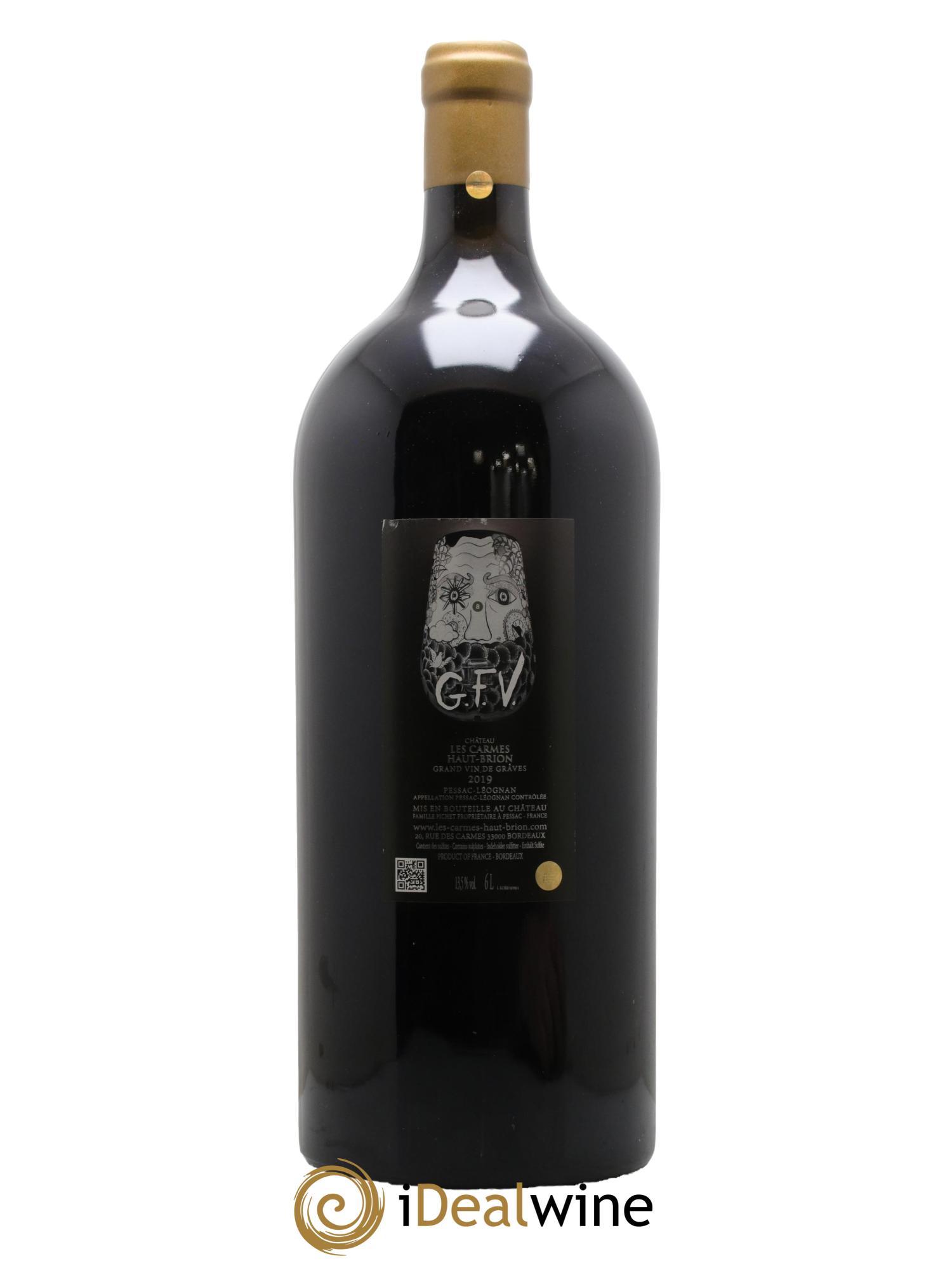 Château Les Carmes Haut-Brion 2019 - Lot of 1 imperiale - 2