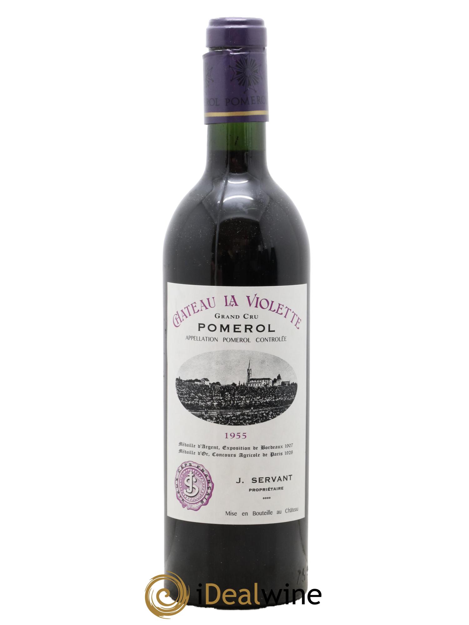 Château la Violette 1955 - Lot de 1 bouteille - 0