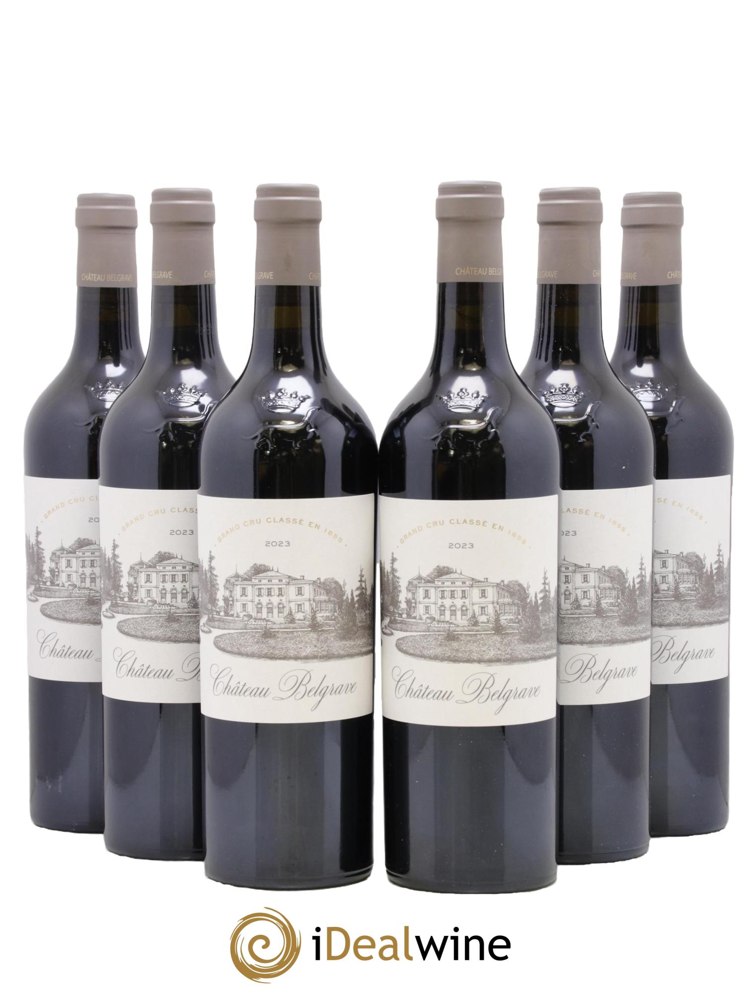 Château Belgrave 5ème Grand Cru Classé 2023 - Lot of 6 bottles - 0