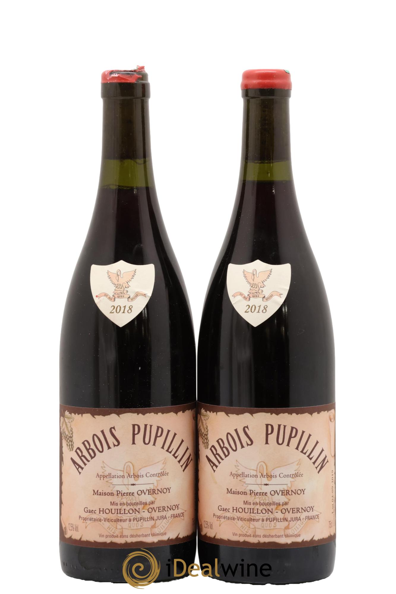 Arbois-Pupillin Poulsard (cire rouge) Overnoy-Houillon (Domaine) 2018 - Lot de 2 bouteilles - 0