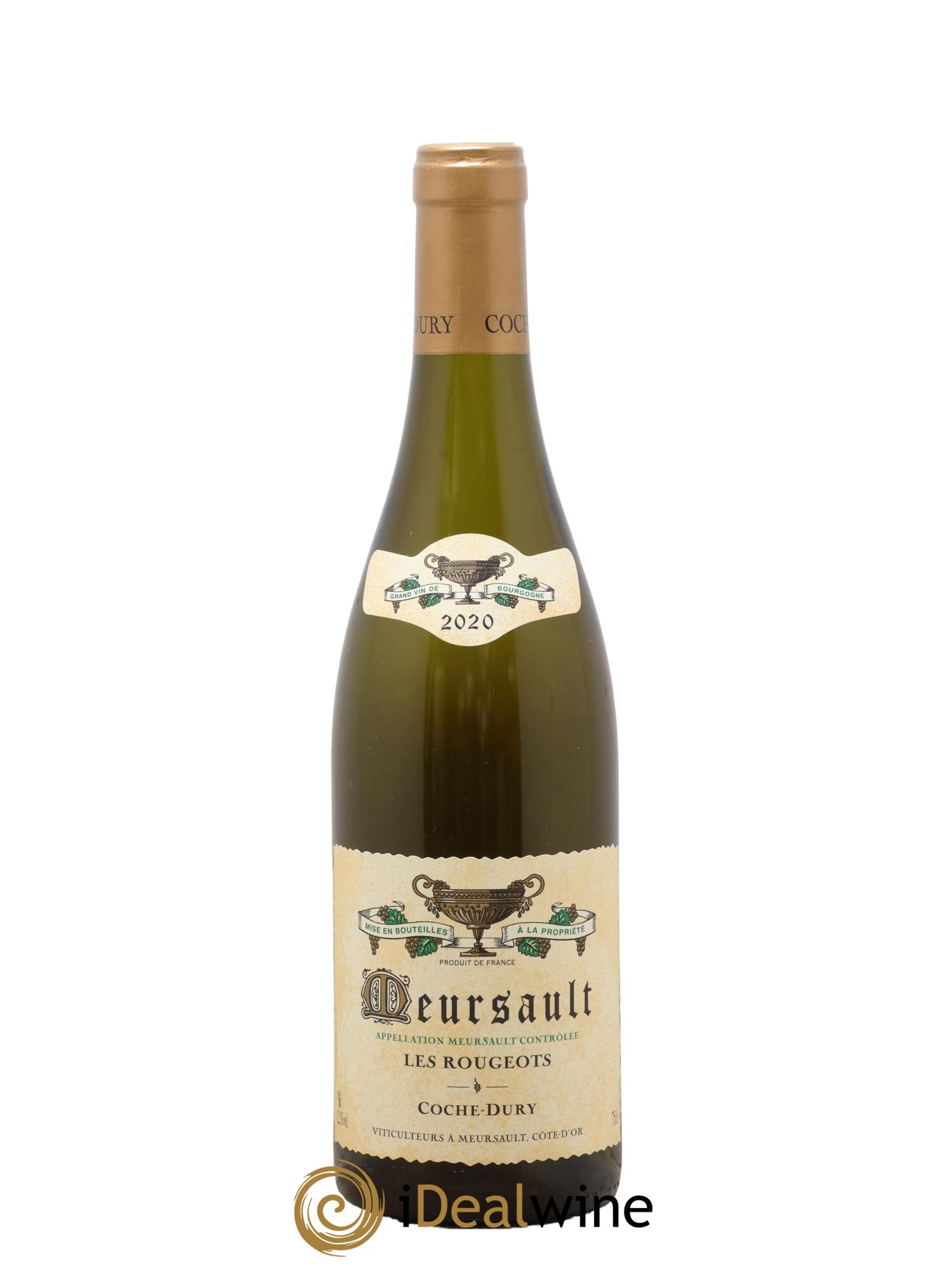 Meursault Les Rougeots Coche Dury (Domaine) 2020 - Lot de 1 bouteille - 0
