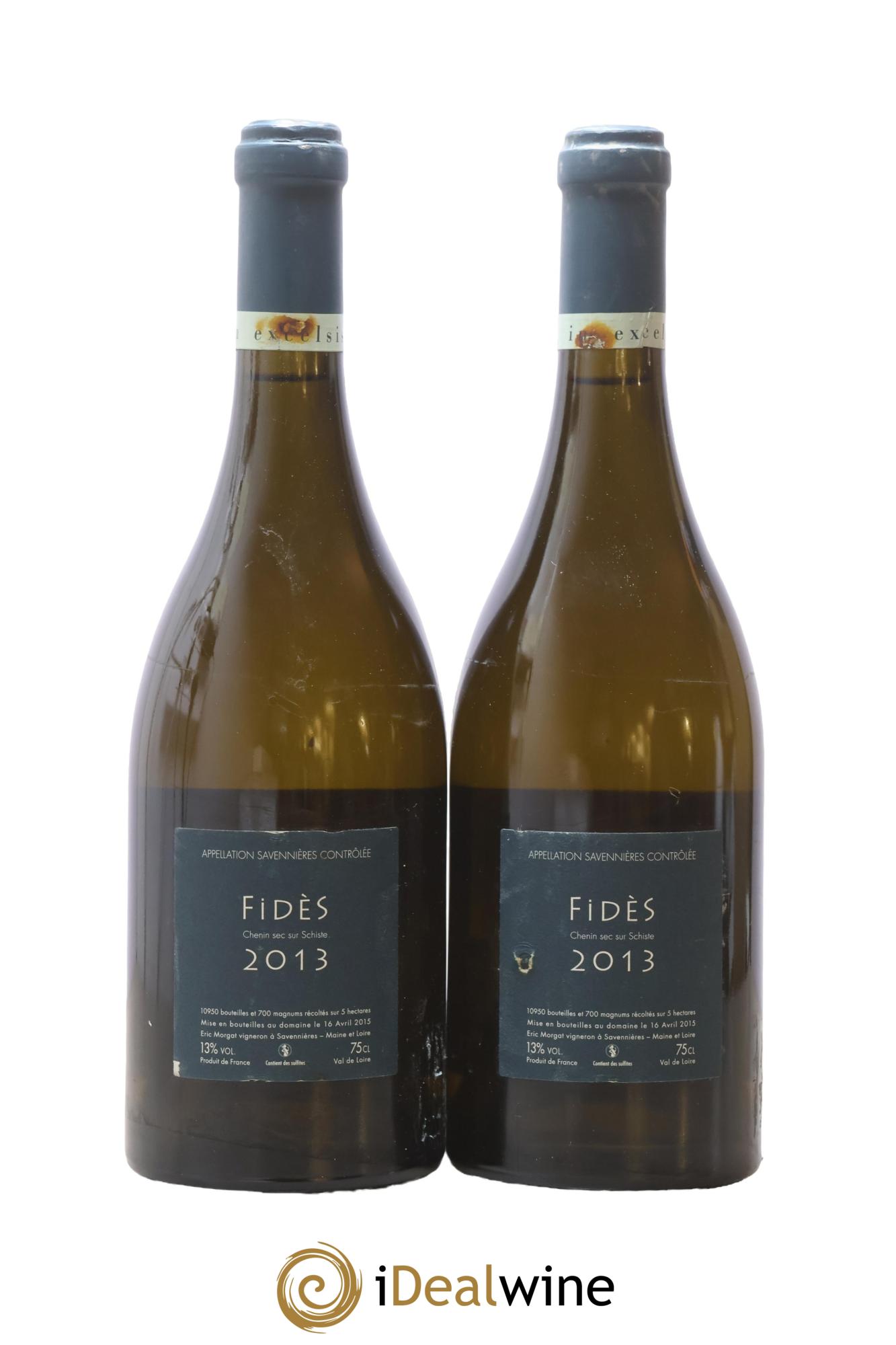 Savennières Fidès Eric Morgat 2013 - Lot de 2 bouteilles - 1