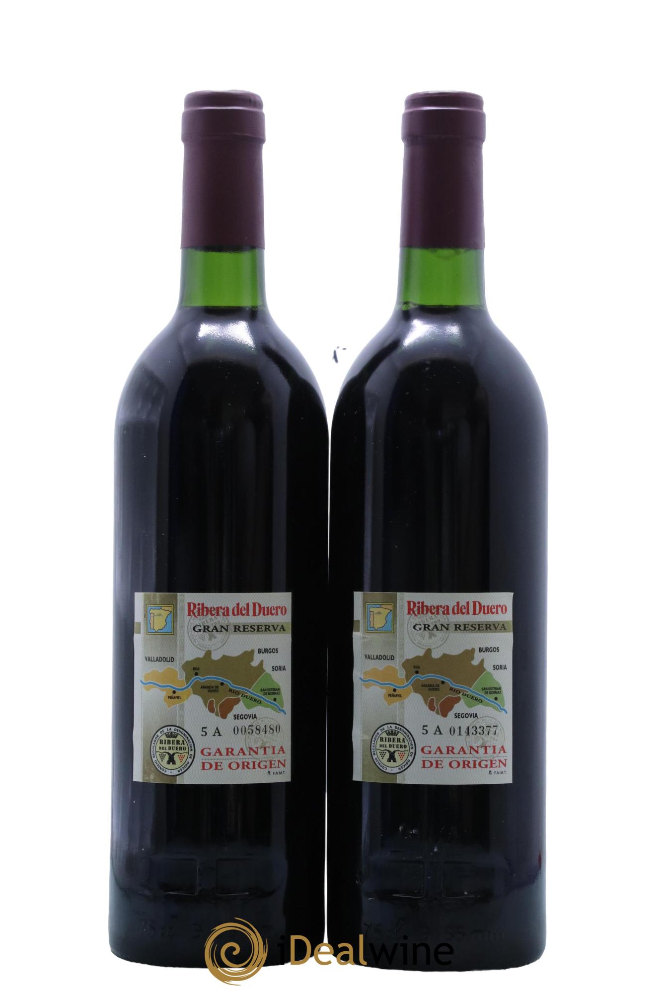 Ribera Del Duero DO Vega Sicilia Unico Famille Alvarez 1990 - Lot de 2 bouteilles - 1