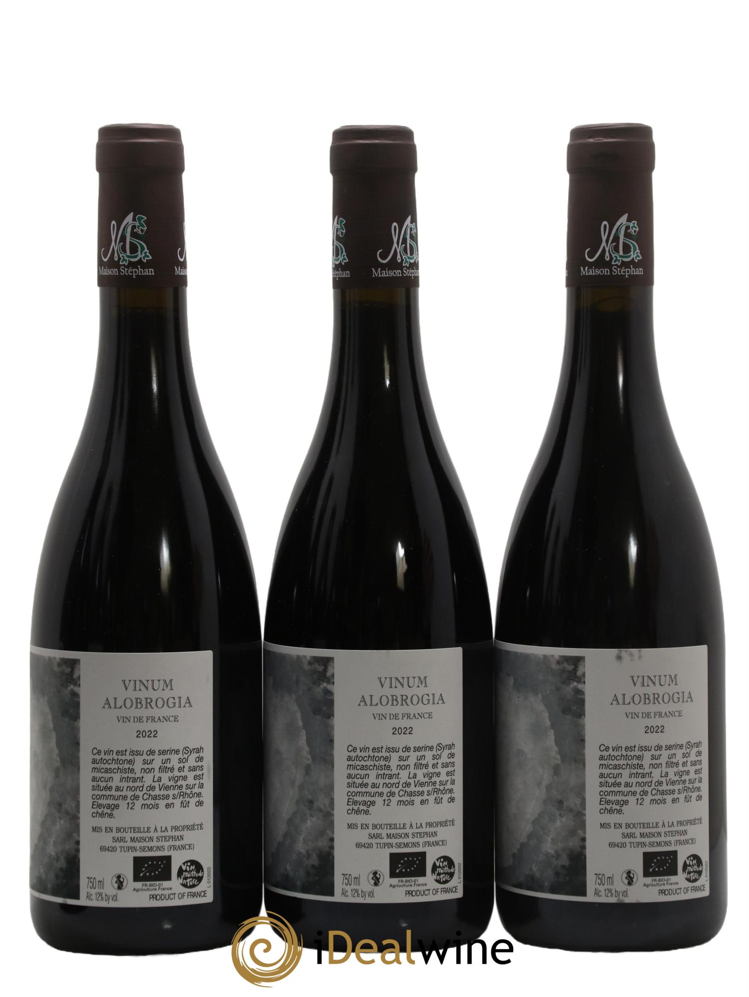 Vin de France Vinum Alobrogia Jean-Michel Stephan 2022 - Lot de 6 bouteilles - 2