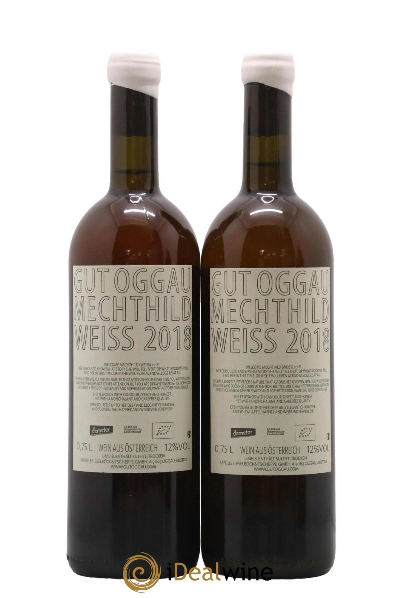 Autriche Burgenland Mechthild Gut Oggau 2018 - Lot of 2 bottles - 1