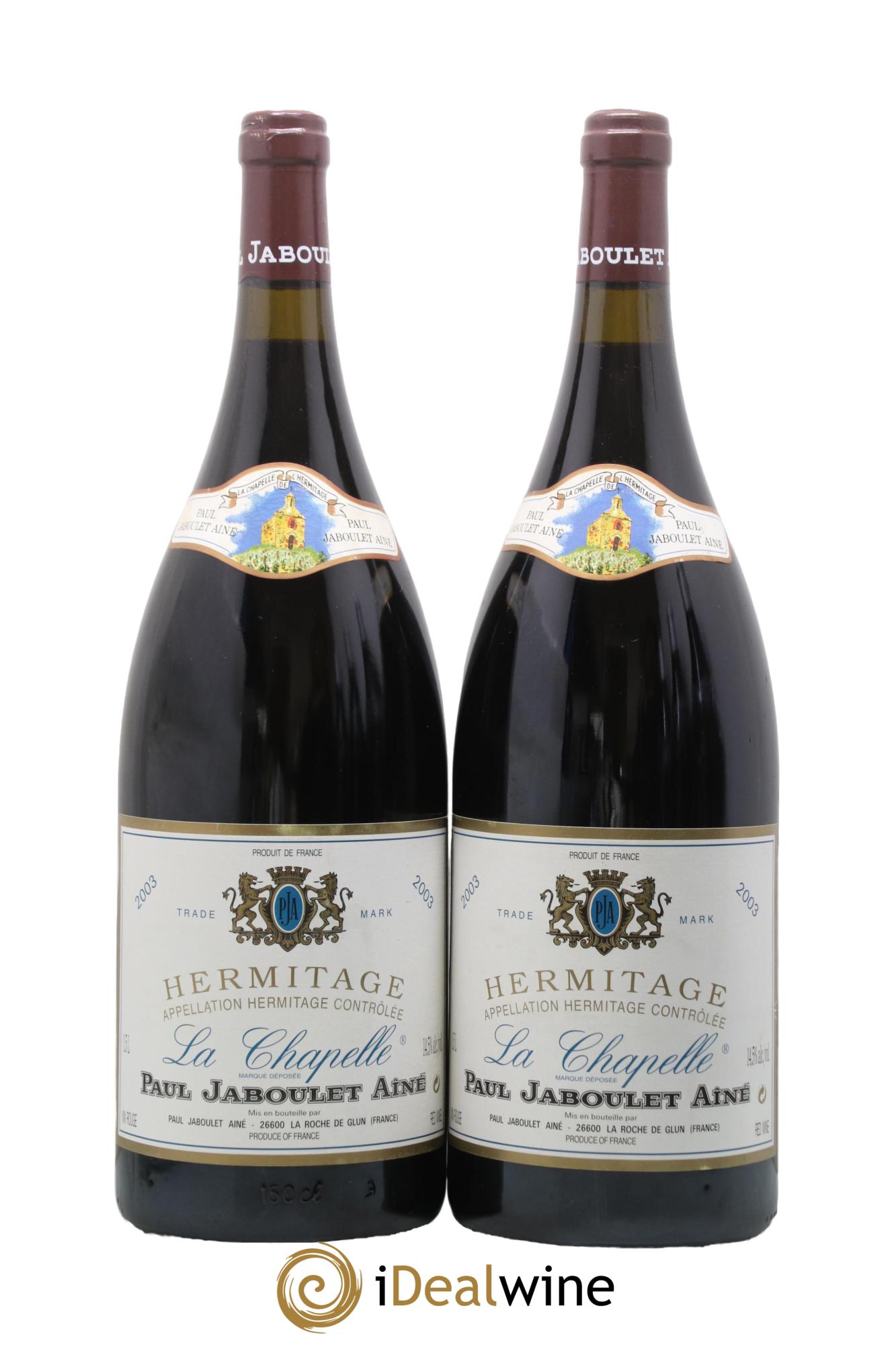 Hermitage La Chapelle Paul Jaboulet Ainé 2003 - Lotto di 2 magnum - 0