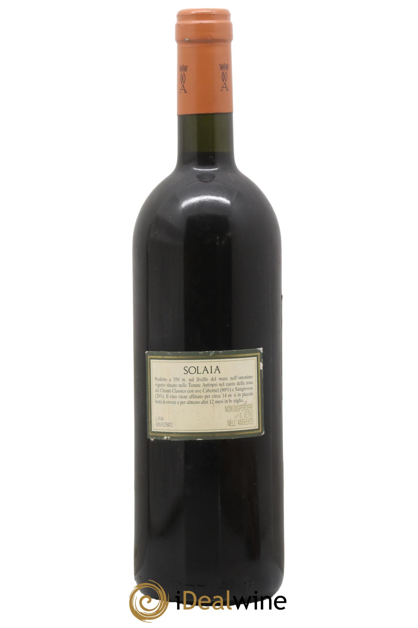 Toscana IGT Solaia Tenuta Tignanello - Marchesi Antinori 1997 - Lot of 1 bottle - 1