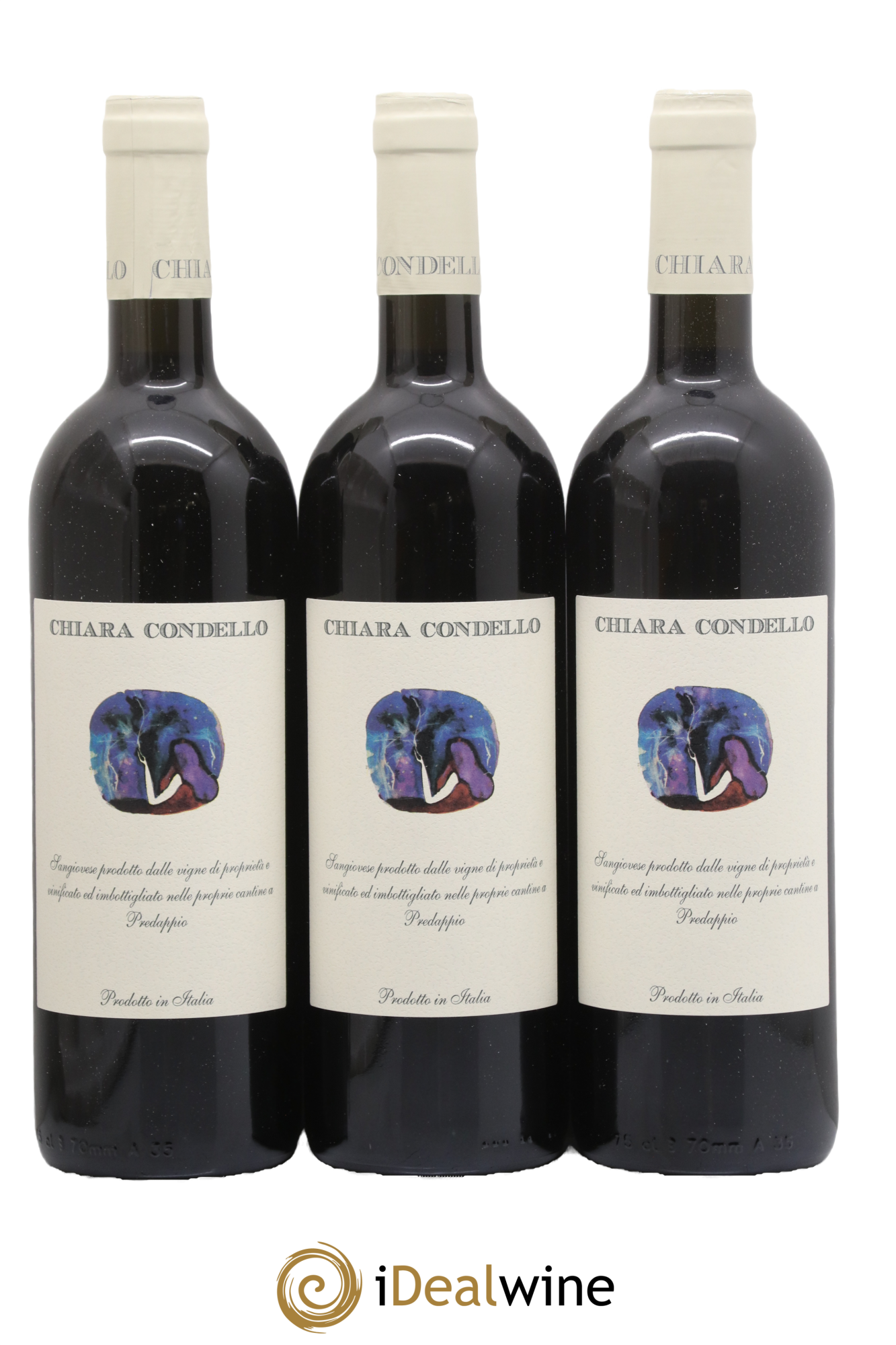 Sangiovese di Romagna Predappio DOC Chiara Condello 2019 - Lot de 3 bouteilles - 0