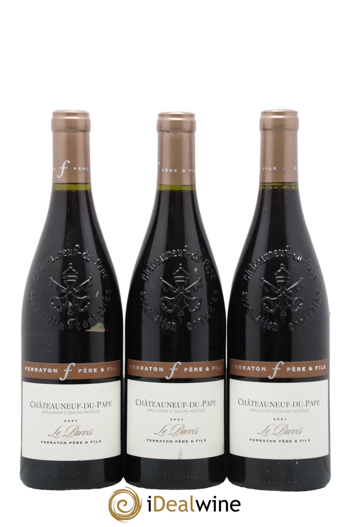 Châteauneuf-du-Pape Parvis Ferraton Et Fils 2021 - Lot de 3 bouteilles - 0