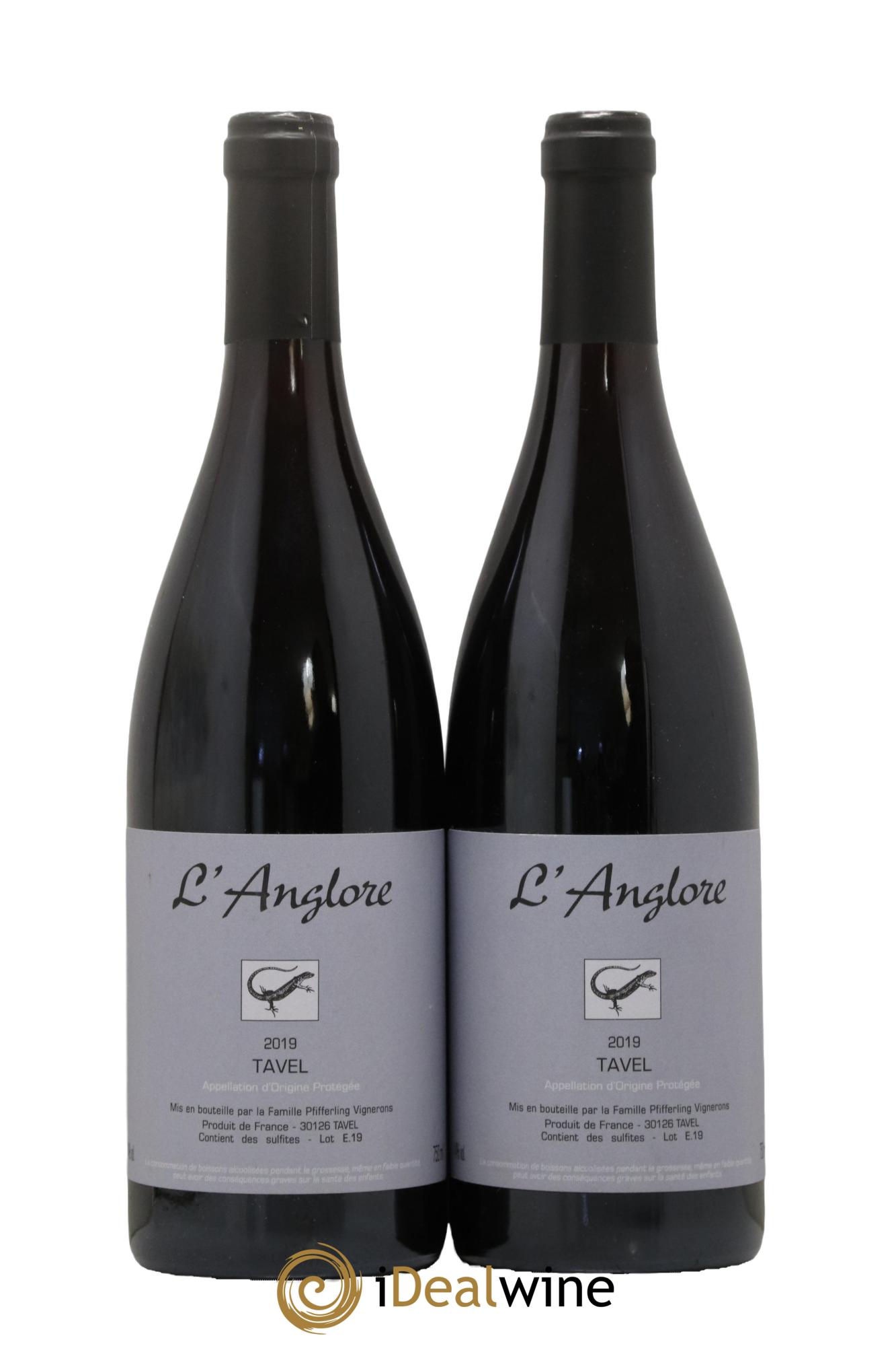 Tavel L'Anglore 2019 - Posten von 2 Flaschen - 0