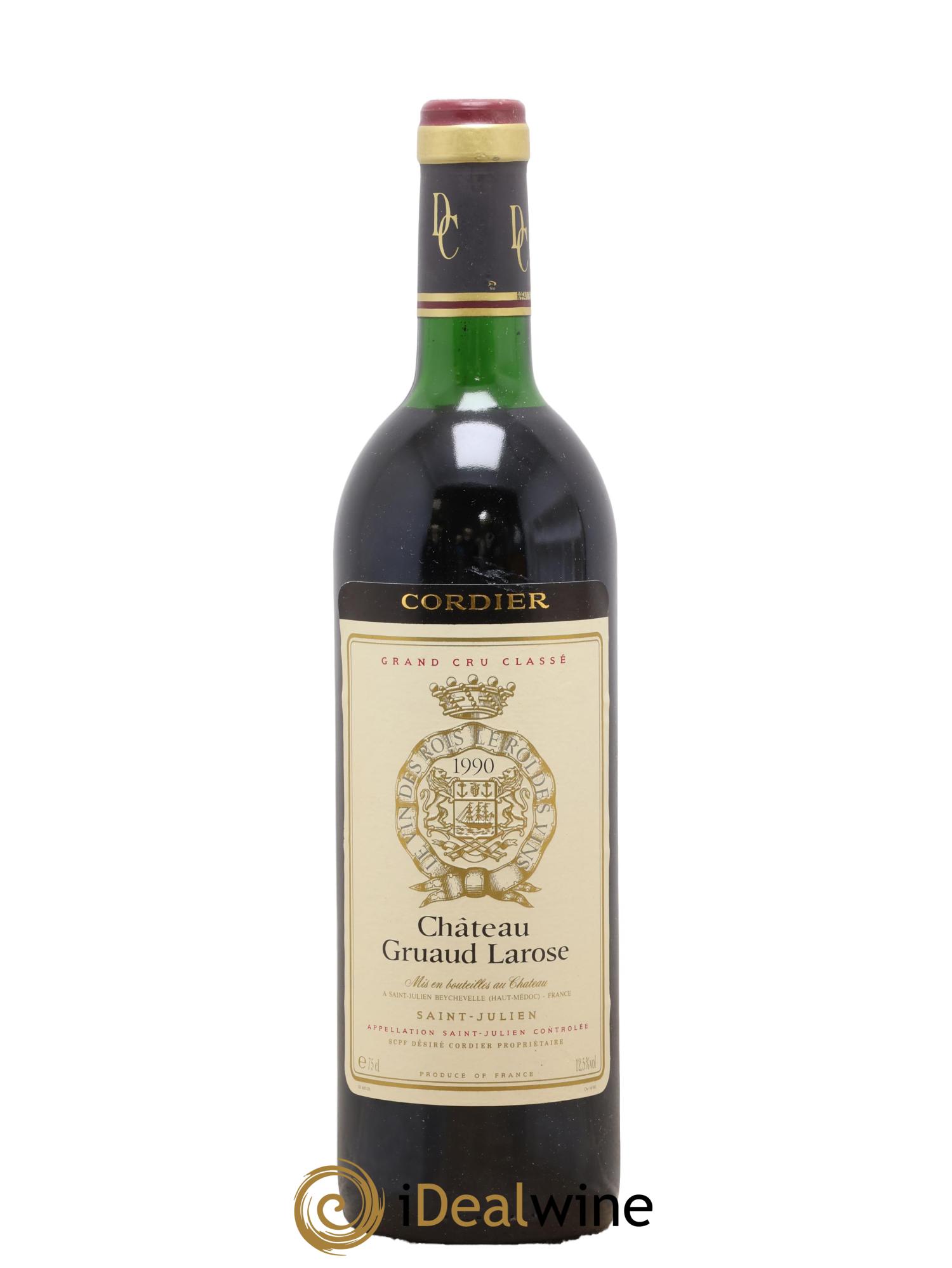 Château Gruaud Larose 2ème Grand Cru Classé 1990 - Posten von 1 Flasche - 0