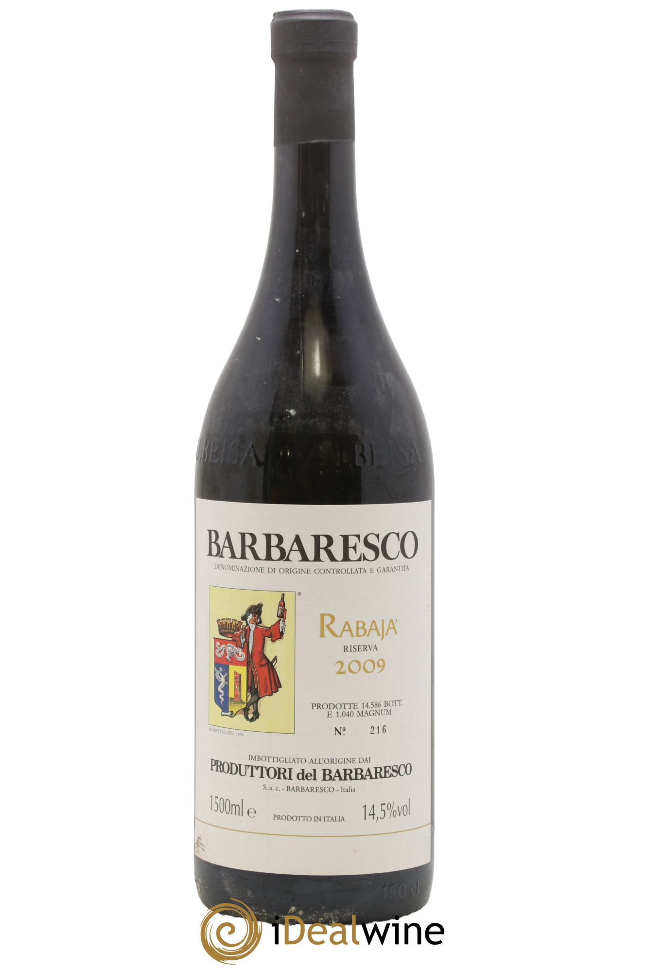 Barolo DOCG Rabaja' Riserva Produttori del Barbaresco 2009 - Lot de 1 magnum - 0