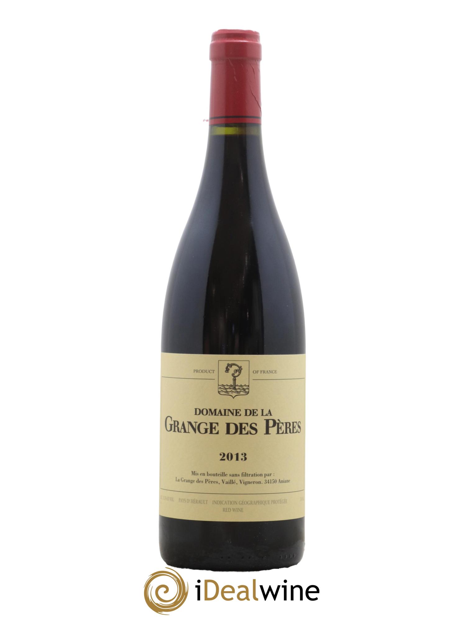 Pays d'Hérault Grange des Pères Laurent Vaillé 2013 - Lot de 1 bouteille - 0