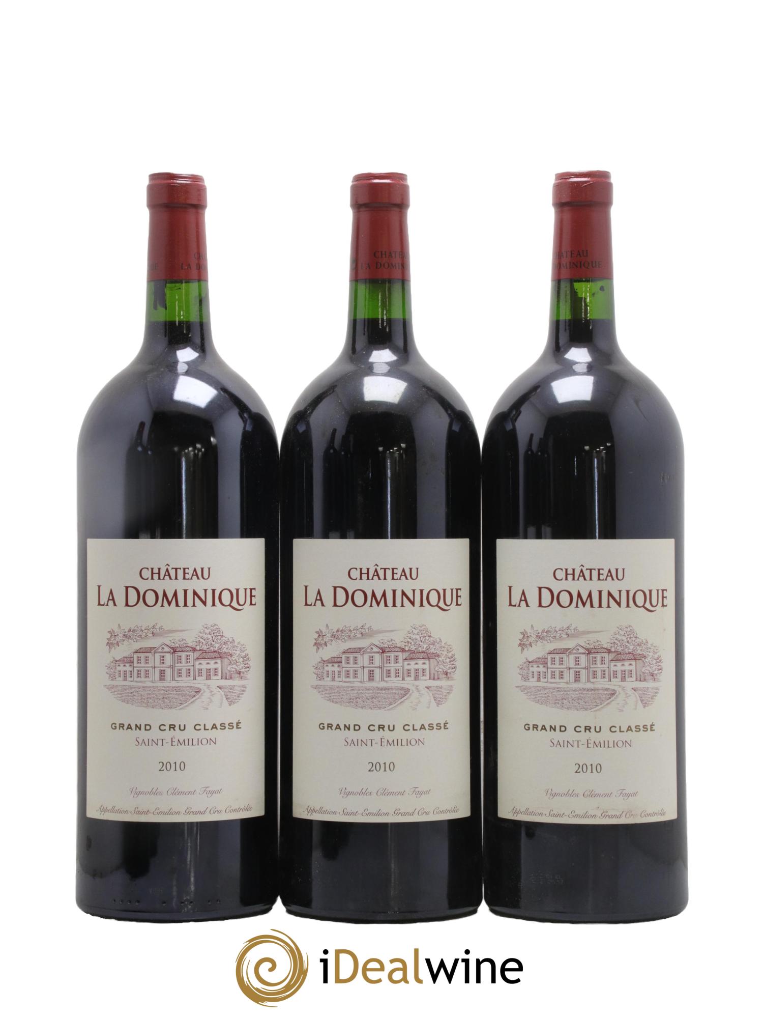 Château la Dominique Grand Cru Classé  2010 - Lotto di 6 magnum - 1