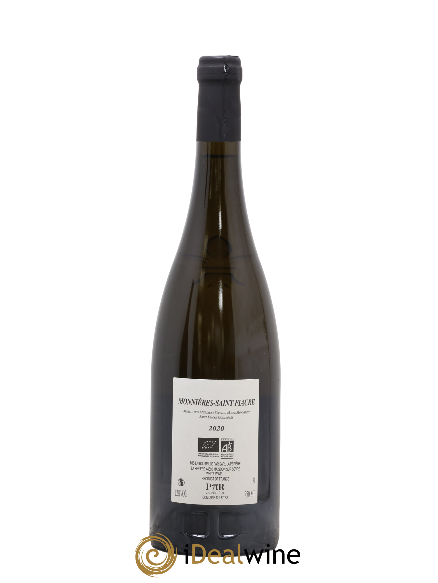 Muscadet-Sèvre-et-Maine Monnieres Saint Fiacre Domaine Pepiere 2020 - Lot de 1 bouteille - 1