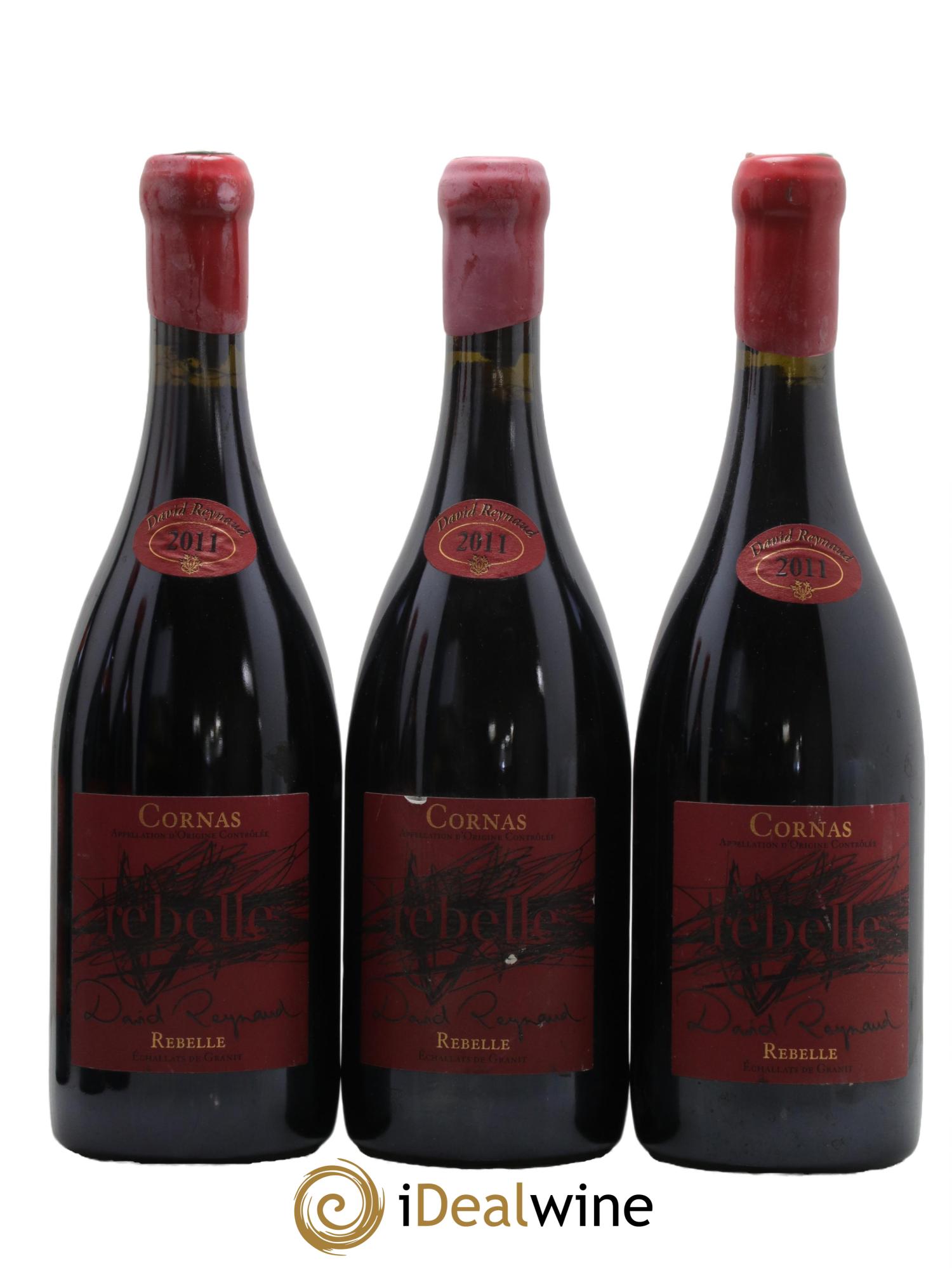 Cornas Rebelle David Reynaud 2011 - Posten von 3 Flaschen - 0