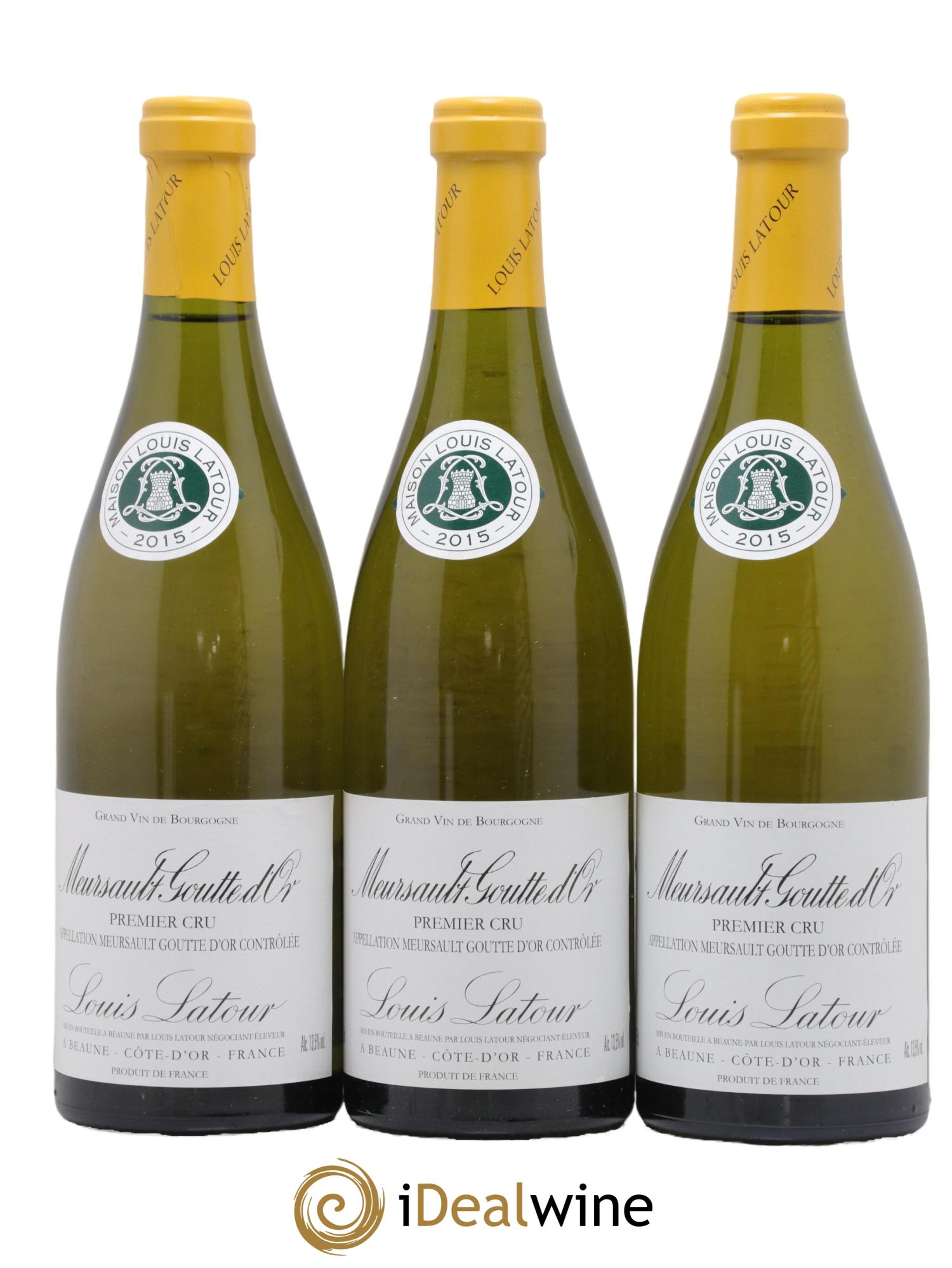 Meursault 1er Cru Goutte d'or Louis Latour 2015 - Lot de 12 bouteilles - 4