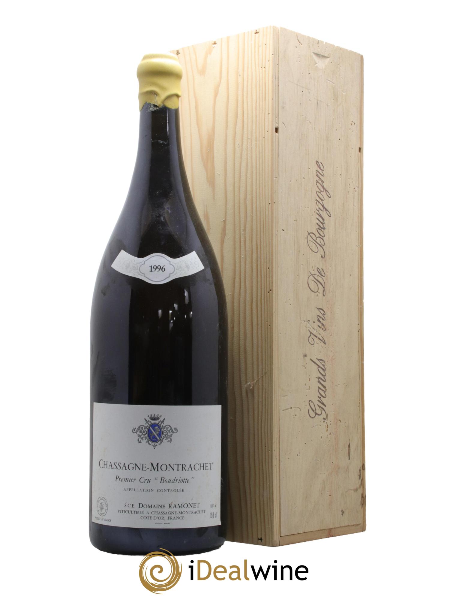 Chassagne-Montrachet 1er Cru Boudriotte Ramonet (Domaine) 1996 - Lot de 1 double magnum - 0