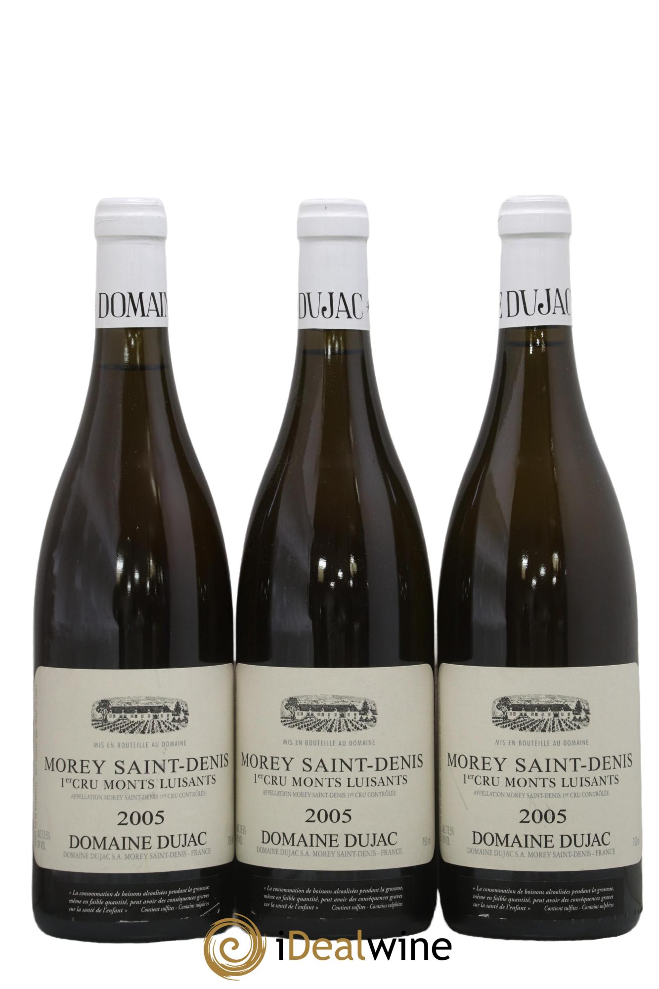 Morey-Saint-Denis 1er Cru Monts Luisants Dujac (Domaine) 2005 - Lot de 3 bouteilles - 0