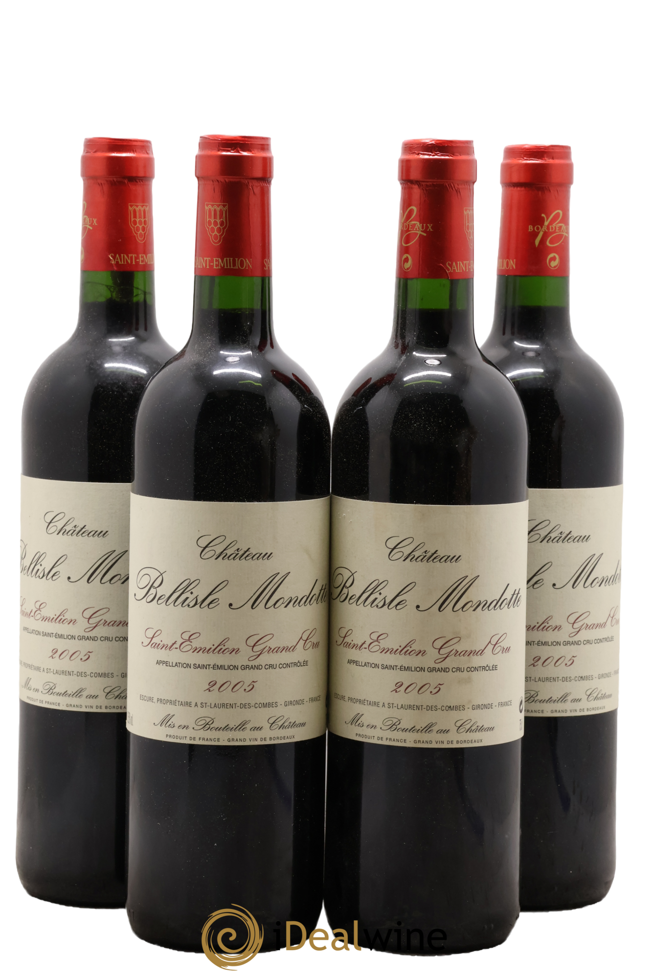Château Bellisle Mondotte 2005 - Lot of 4 bottles - 0