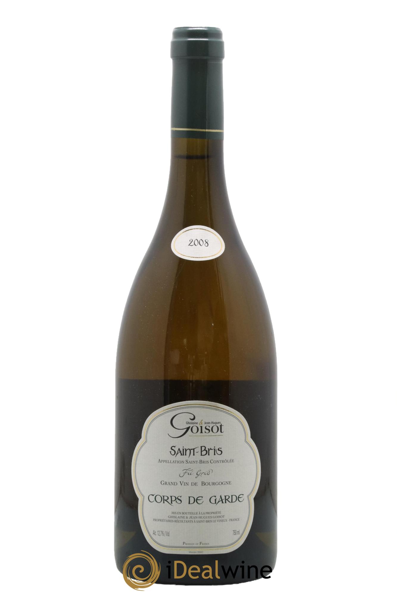 Saint-Bris Corps de Garde Goisot 2008 - Lot of 1 bottle - 0