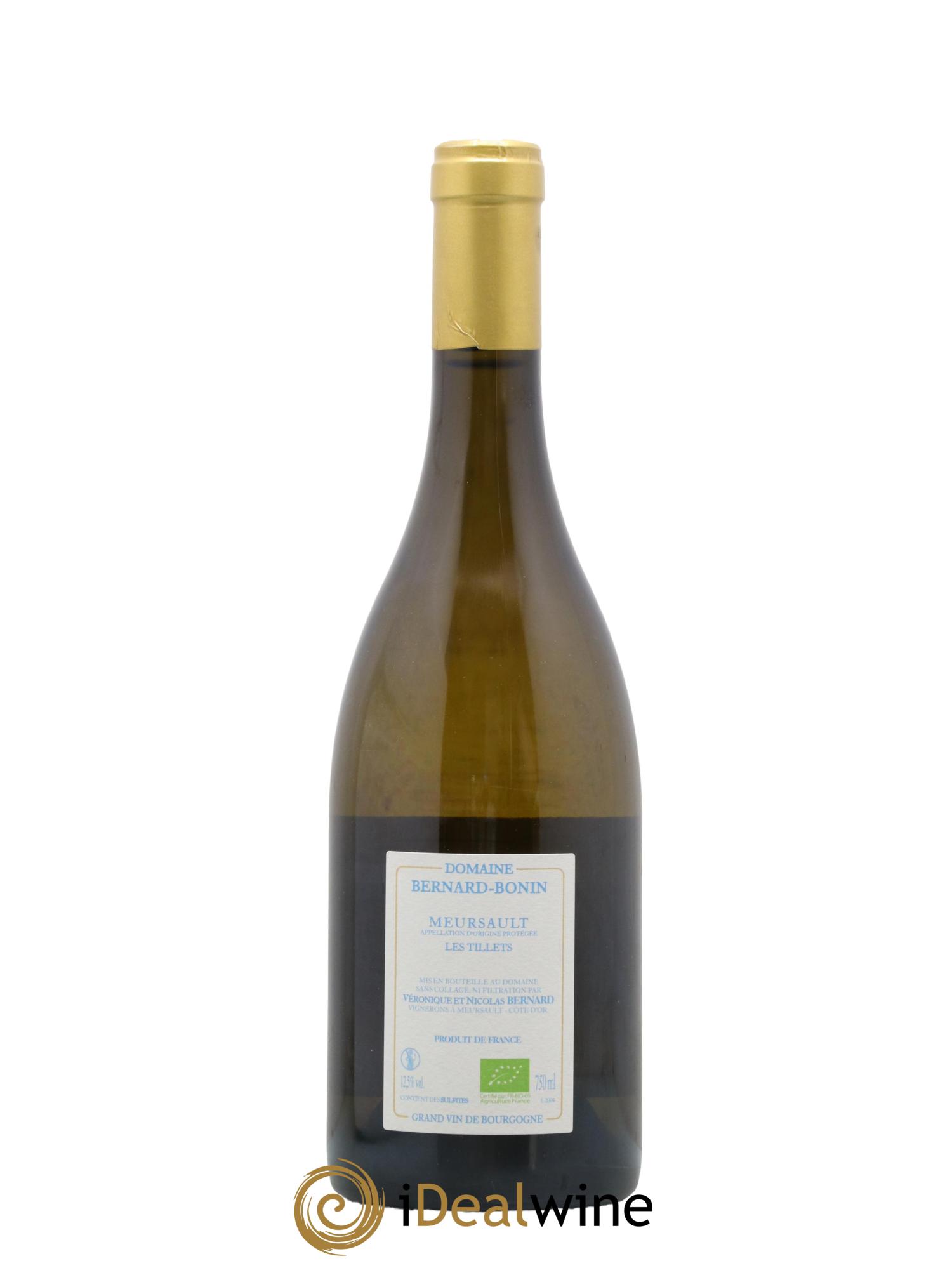 Meursault Les Tillets Bernard Bonin 2020 - Lotto di 1 bottiglia - 1