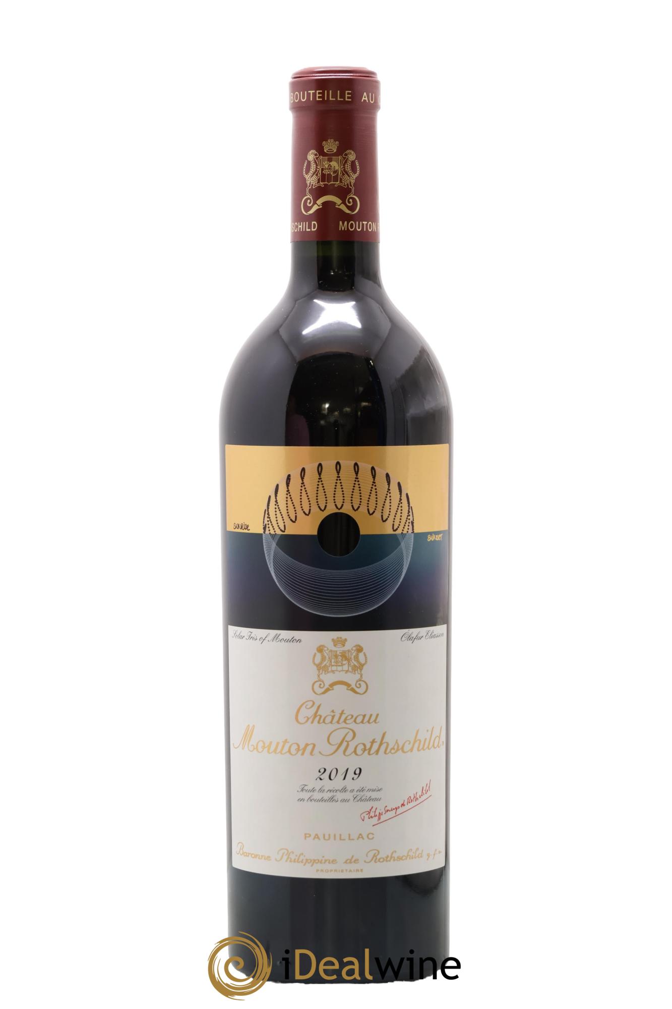 Château Mouton Rothschild 1er Grand Cru Classé 2019 - Lot de 1 bouteille - 0