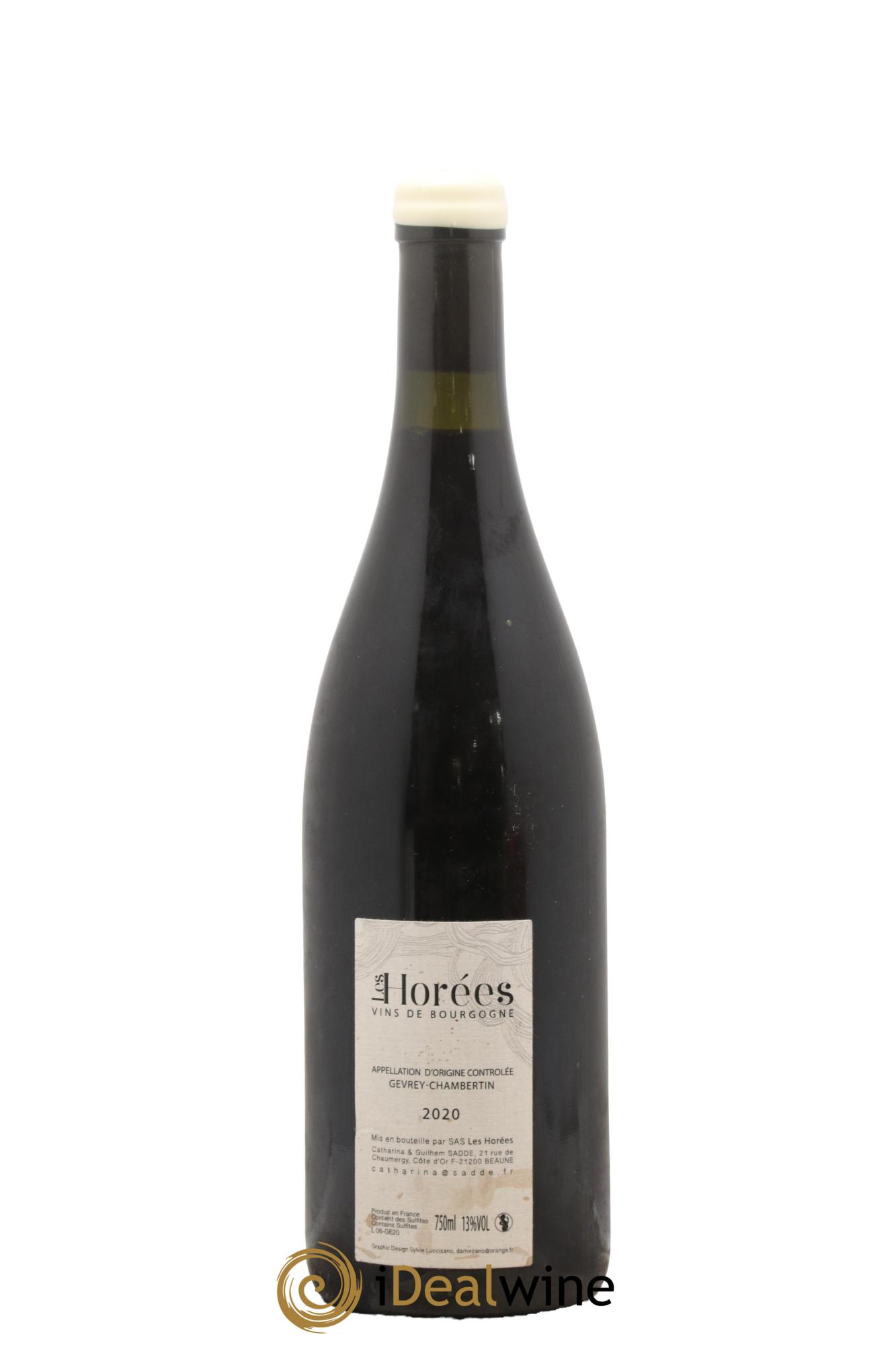 Gevrey-Chambertin En Reniard Les Horées 2020 - Lotto di 1 bottiglia - 1