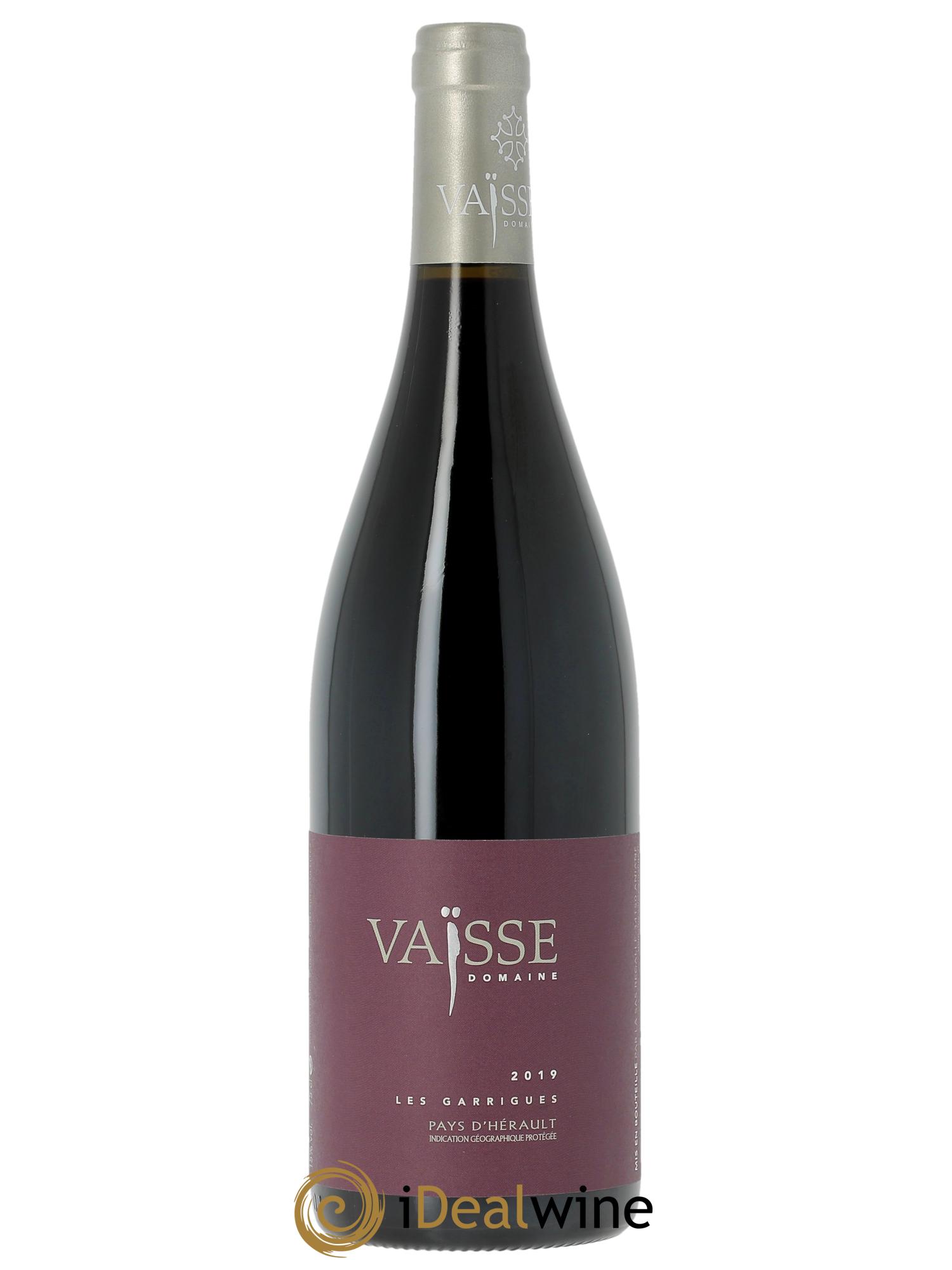 IGP Pays de l'Hérault Les Garrigues Vaisse (Domaine)  2019 - Posten von 1 Flasche - 0